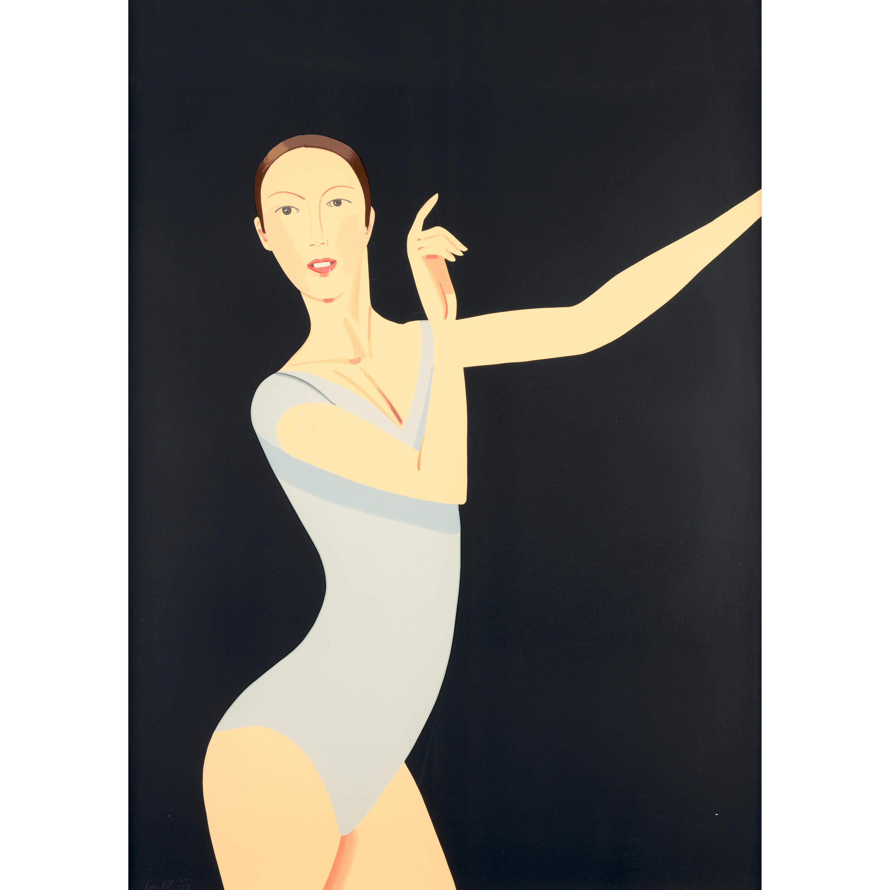 Appraisal: ALEX KATZ BORN Sarah Screenprint in colors on wove paper