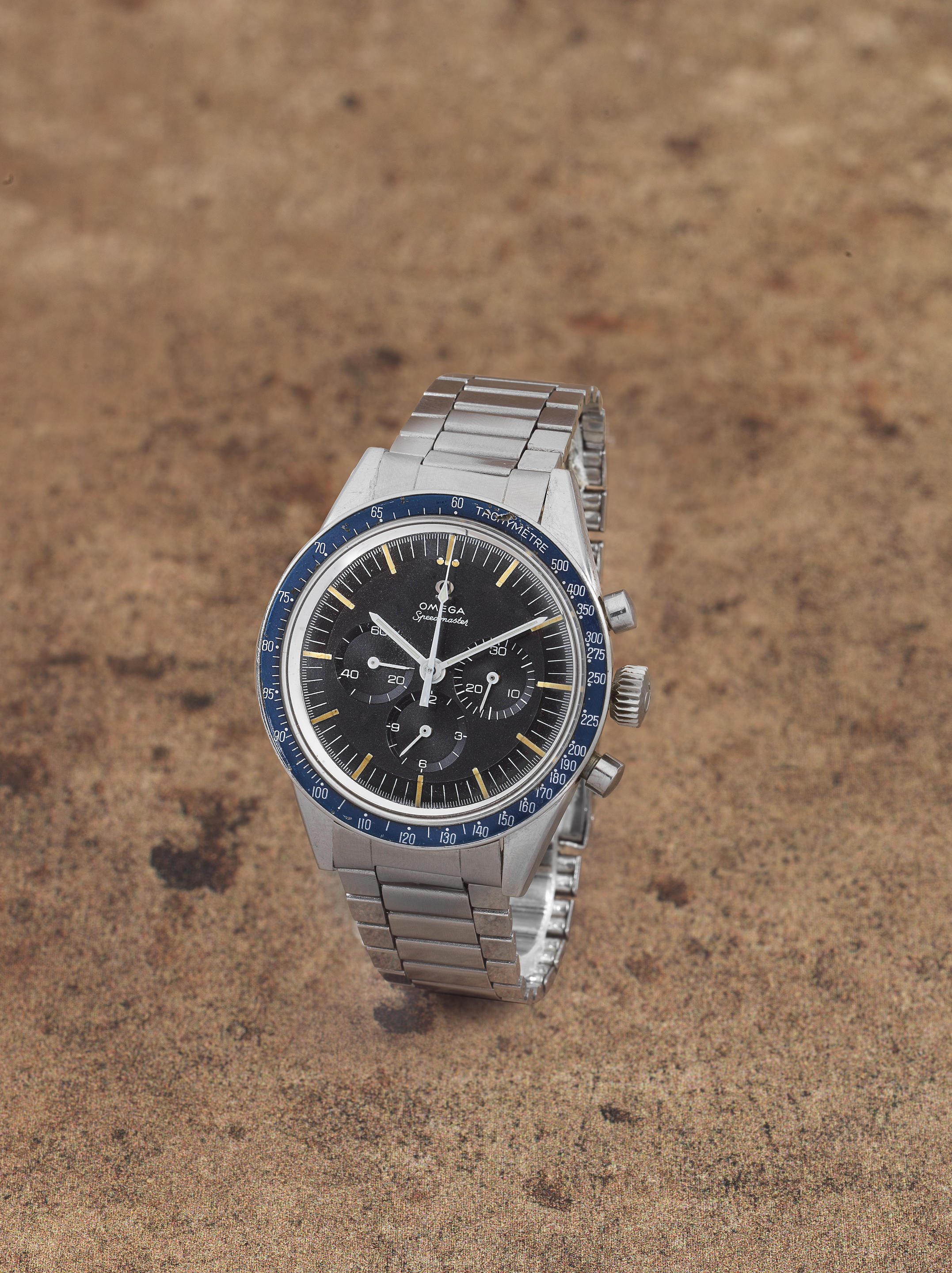 Appraisal: OMEGA A FINE AND RARE STAINLESS STEEL MANUAL WIND CHRONOGRAPH