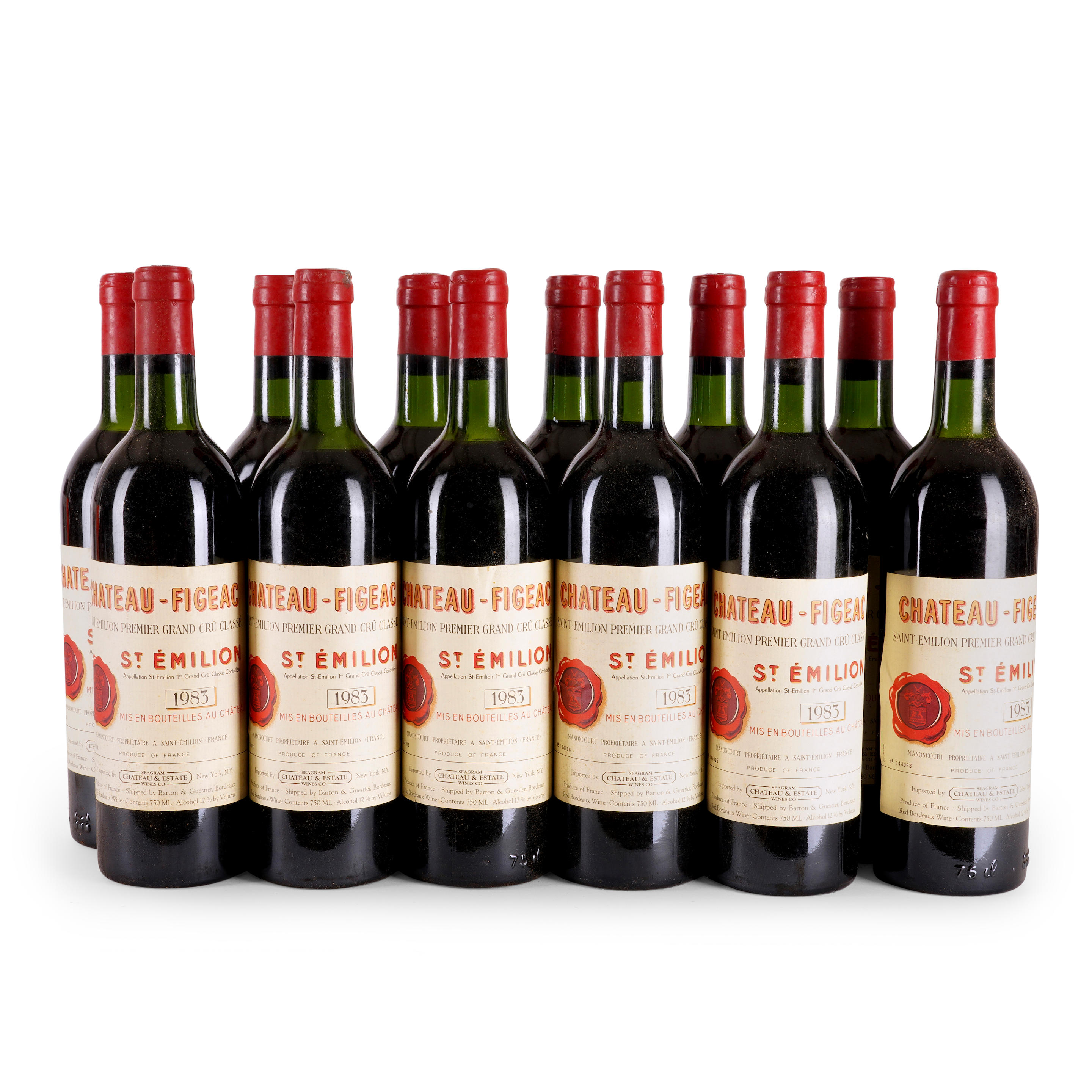 Appraisal: CHATEAU FIGEAC BOTTLES Chateau Figeac St Emilion Premier Grand Cru