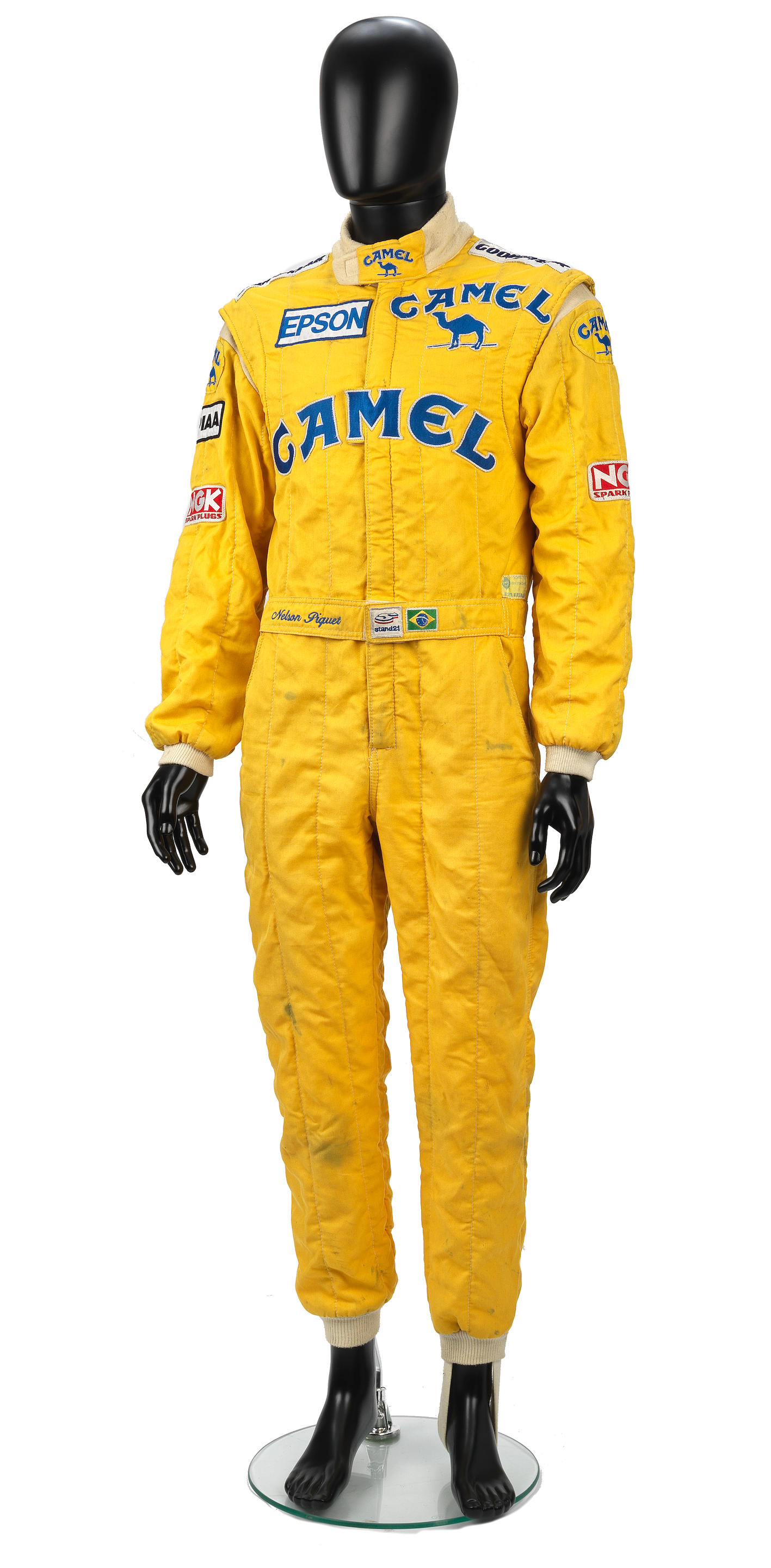 Appraisal: A SET OF USED NELSON PIQUET CAMEL TEAM LOTUS RACE