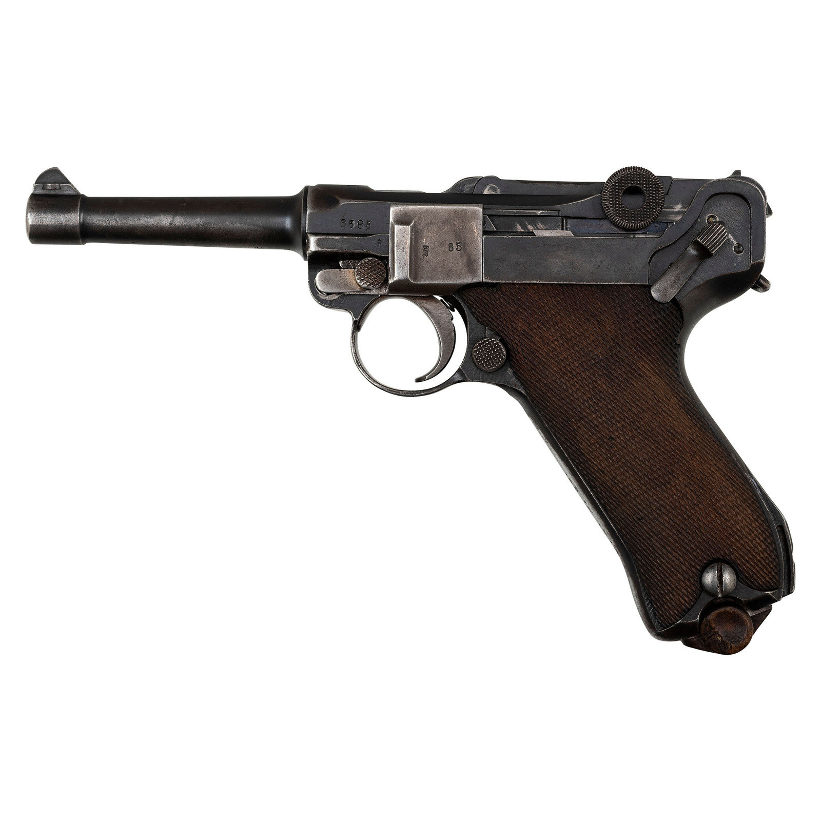 Appraisal: Erfurt P Luger Dated and World War I mm Para