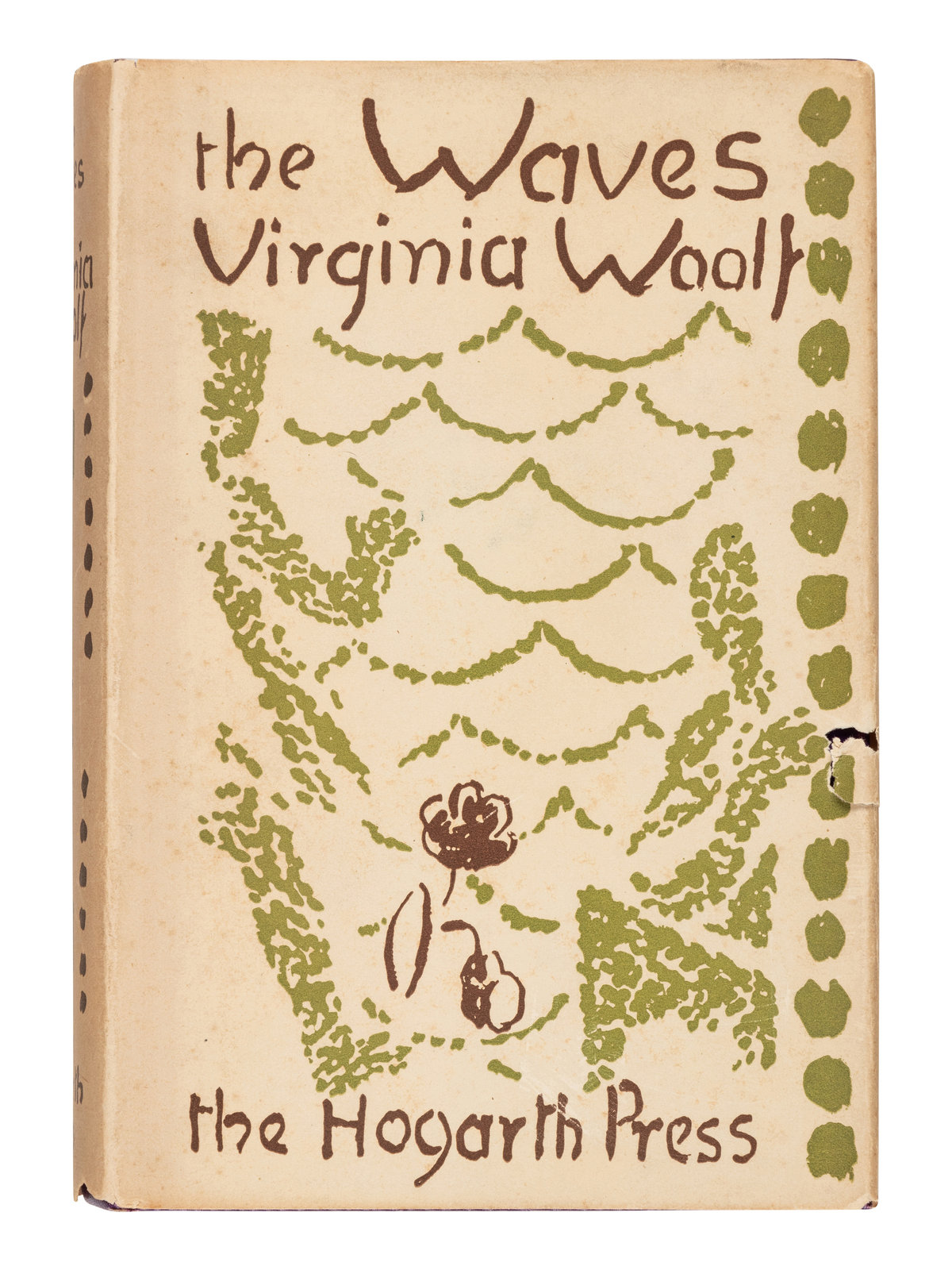 Appraisal: WOOLF Virginia - The Waves London Hogarth Press vo Half-title