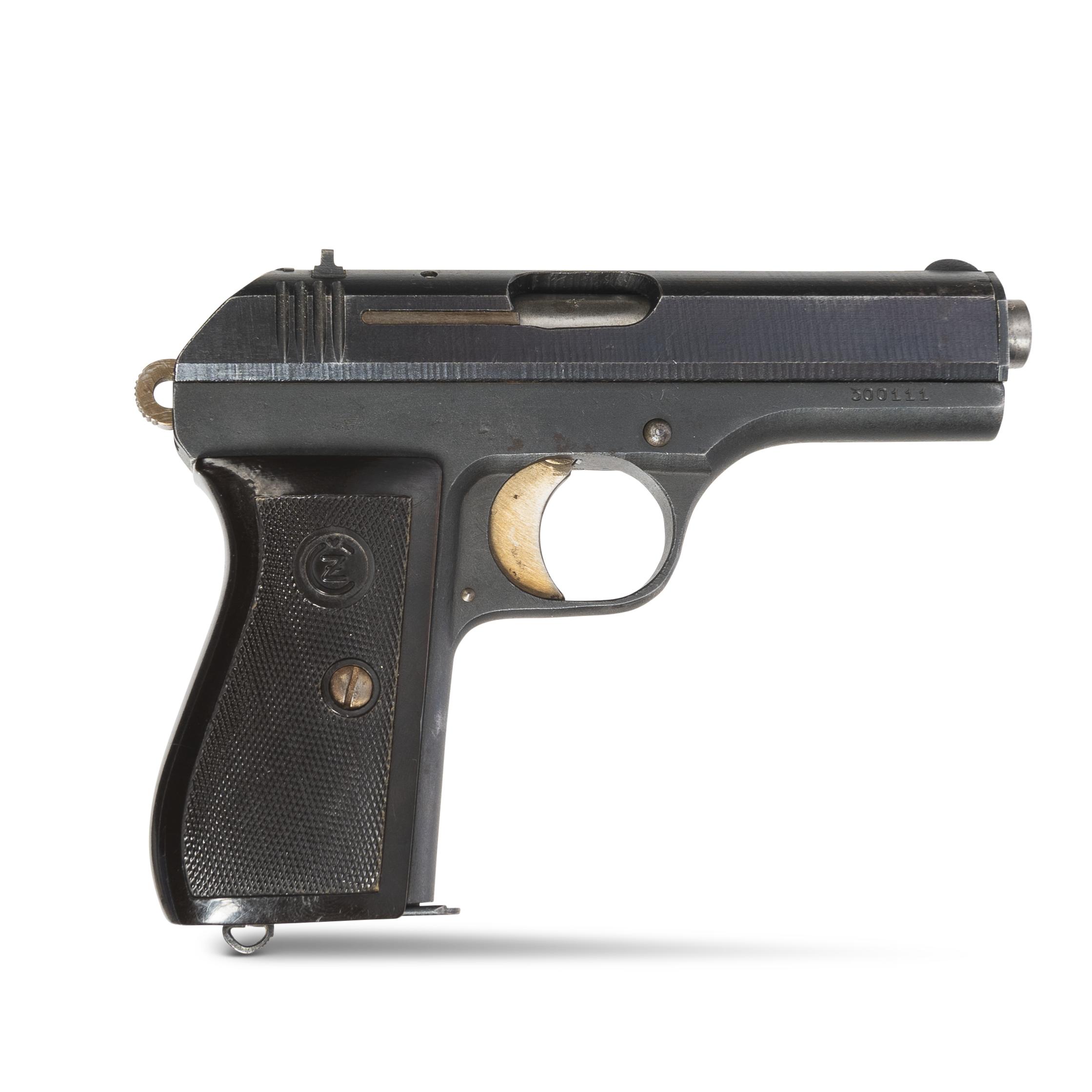 Appraisal: CZ MODEL SEMIAUTOMATIC PISTOL WITH ORIGINAL HOLSTER EARLY S Serial