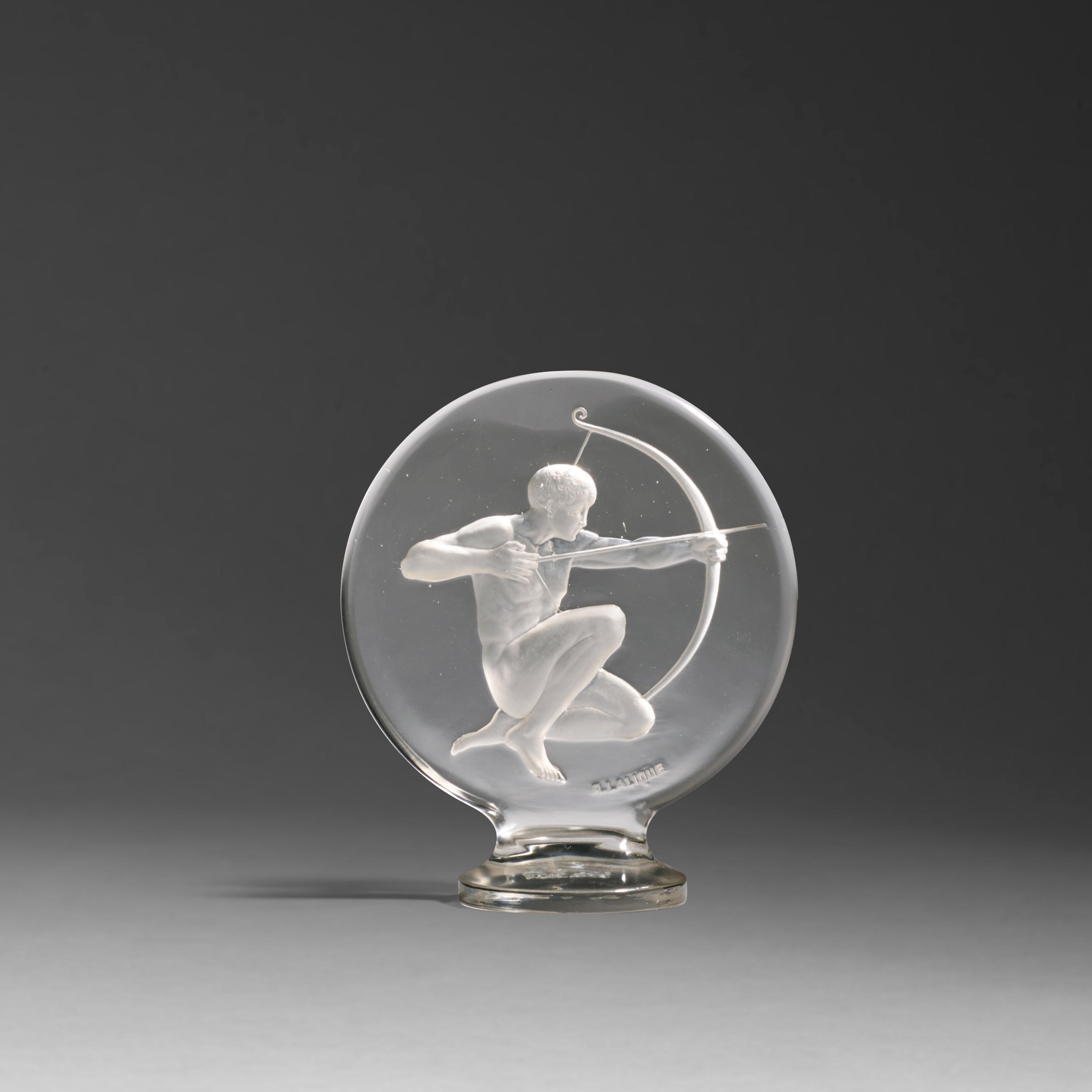 Appraisal: REN LALIQUE - Archer Marcilhac designed clear and frosted glass