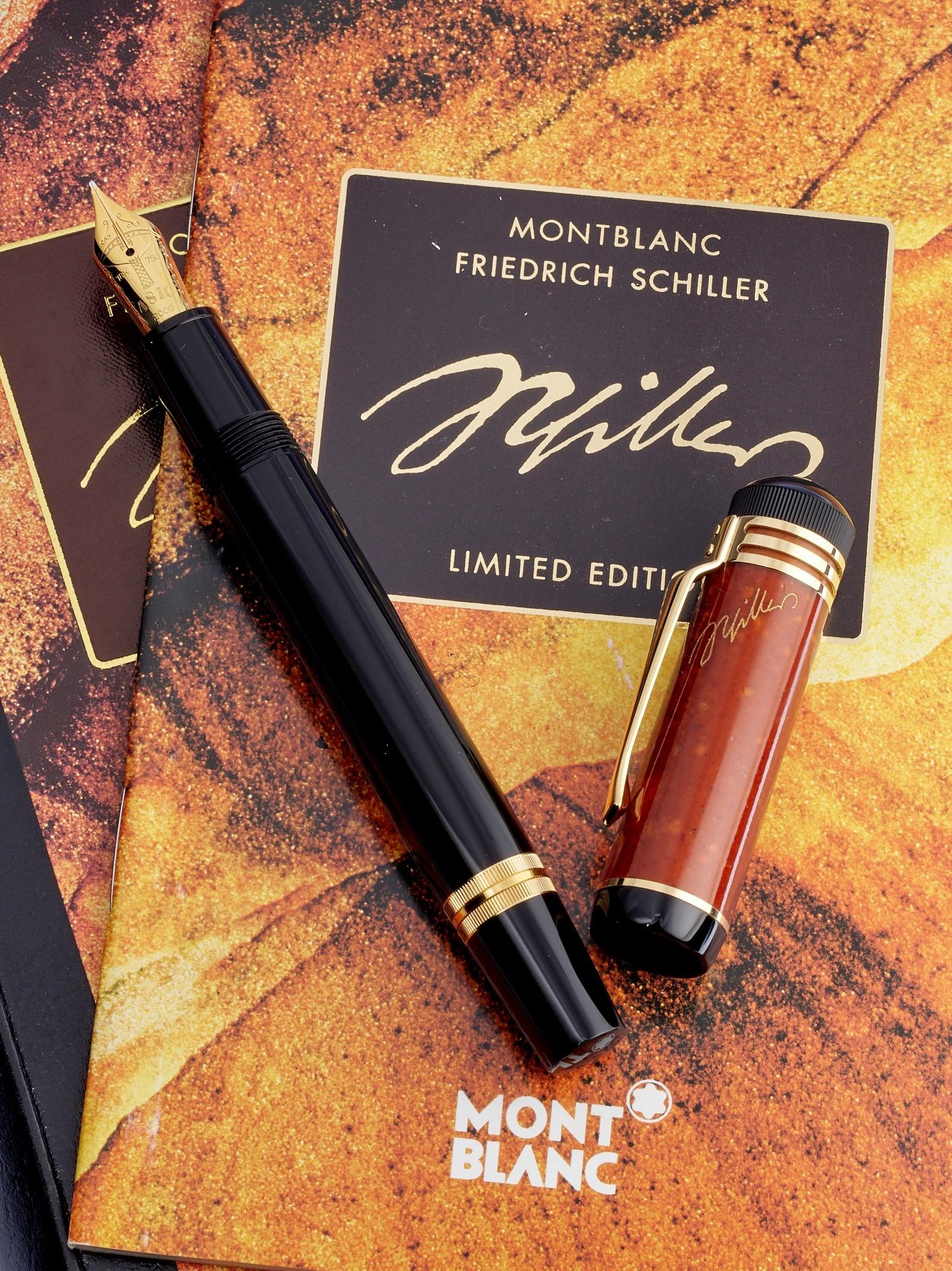 Appraisal: MONTBLANC WRITERS EDITION - FRIEDRICH SCHILLER A LIMITED EDITION BLACK