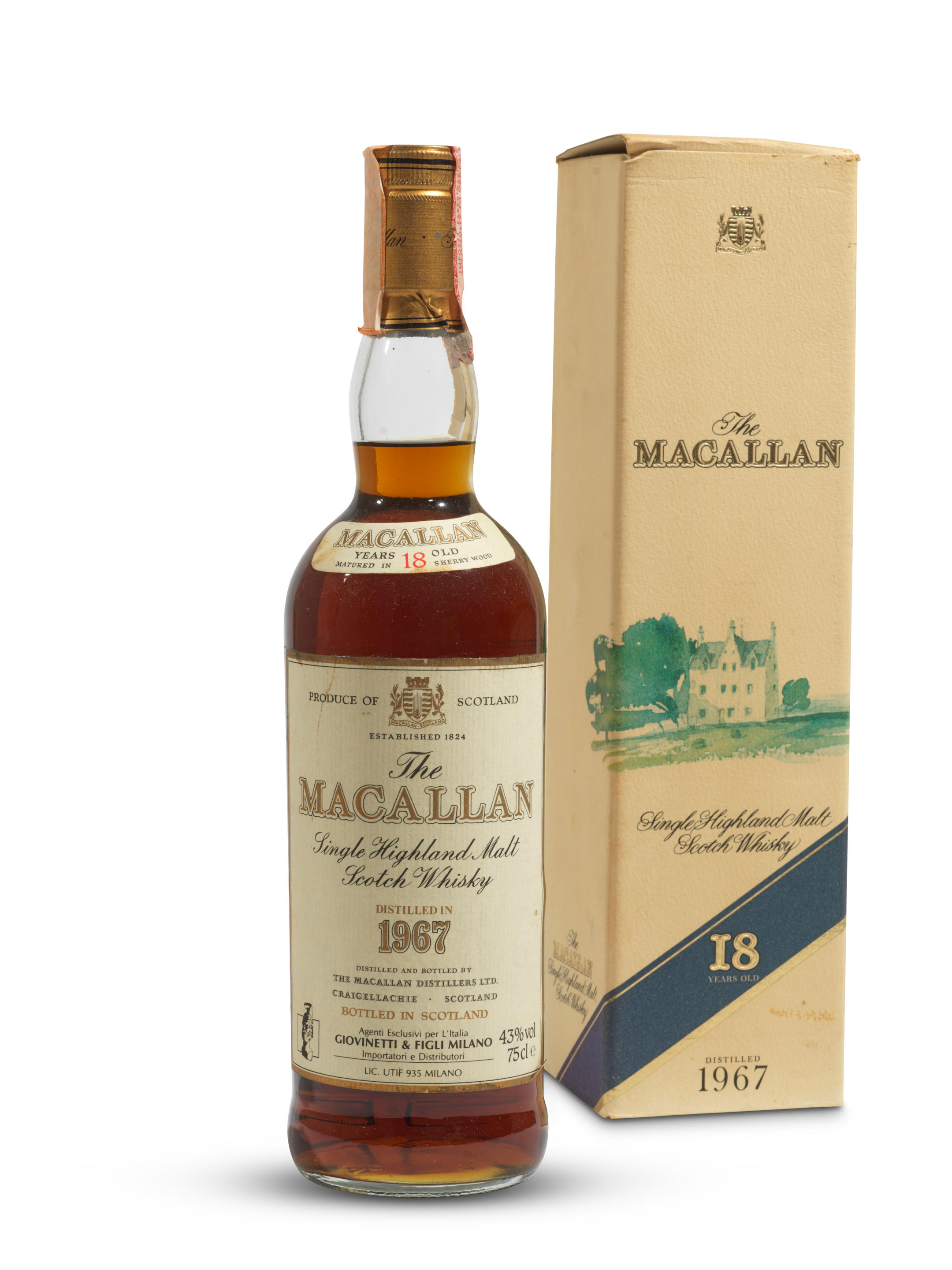 Appraisal: THE MACALLAN- YEAR OLD- The Macallan- year old- Distilled and