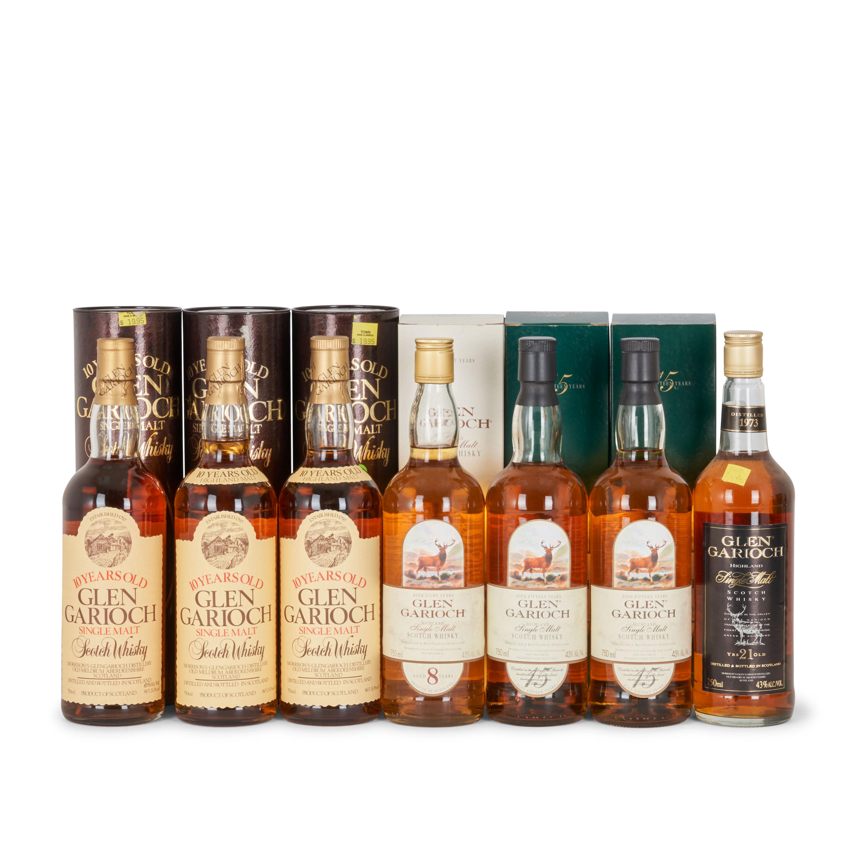 Appraisal: MIXED AGE STATEMENT GLEN GARIOCH ML BOTTLES Mixed Age Statement