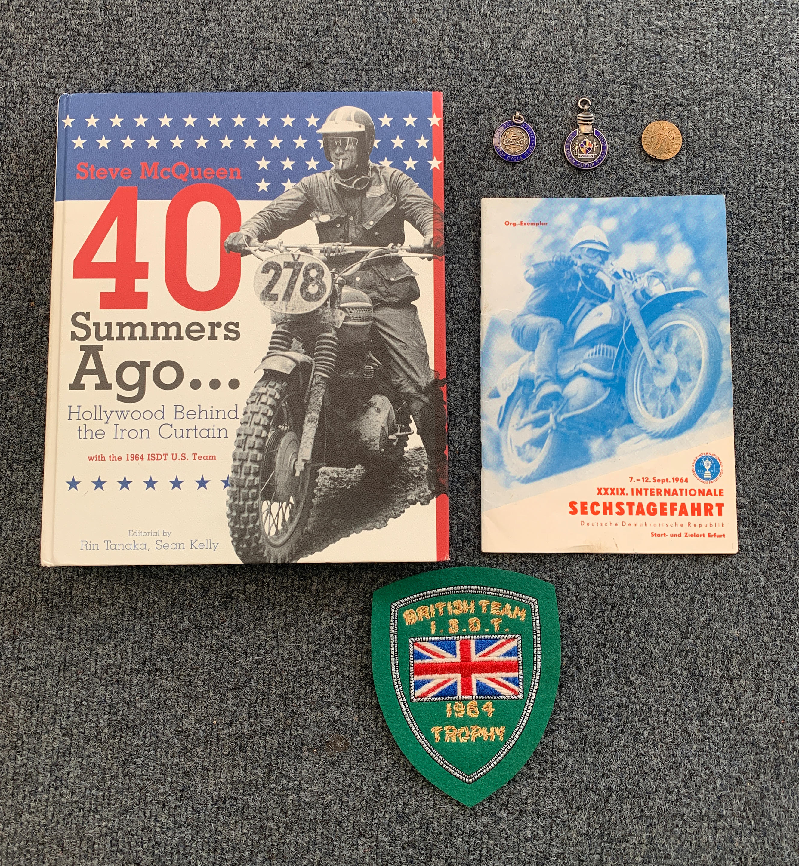 Appraisal: I S D T AND STEVE MCQUEEN EPHEMERA including a