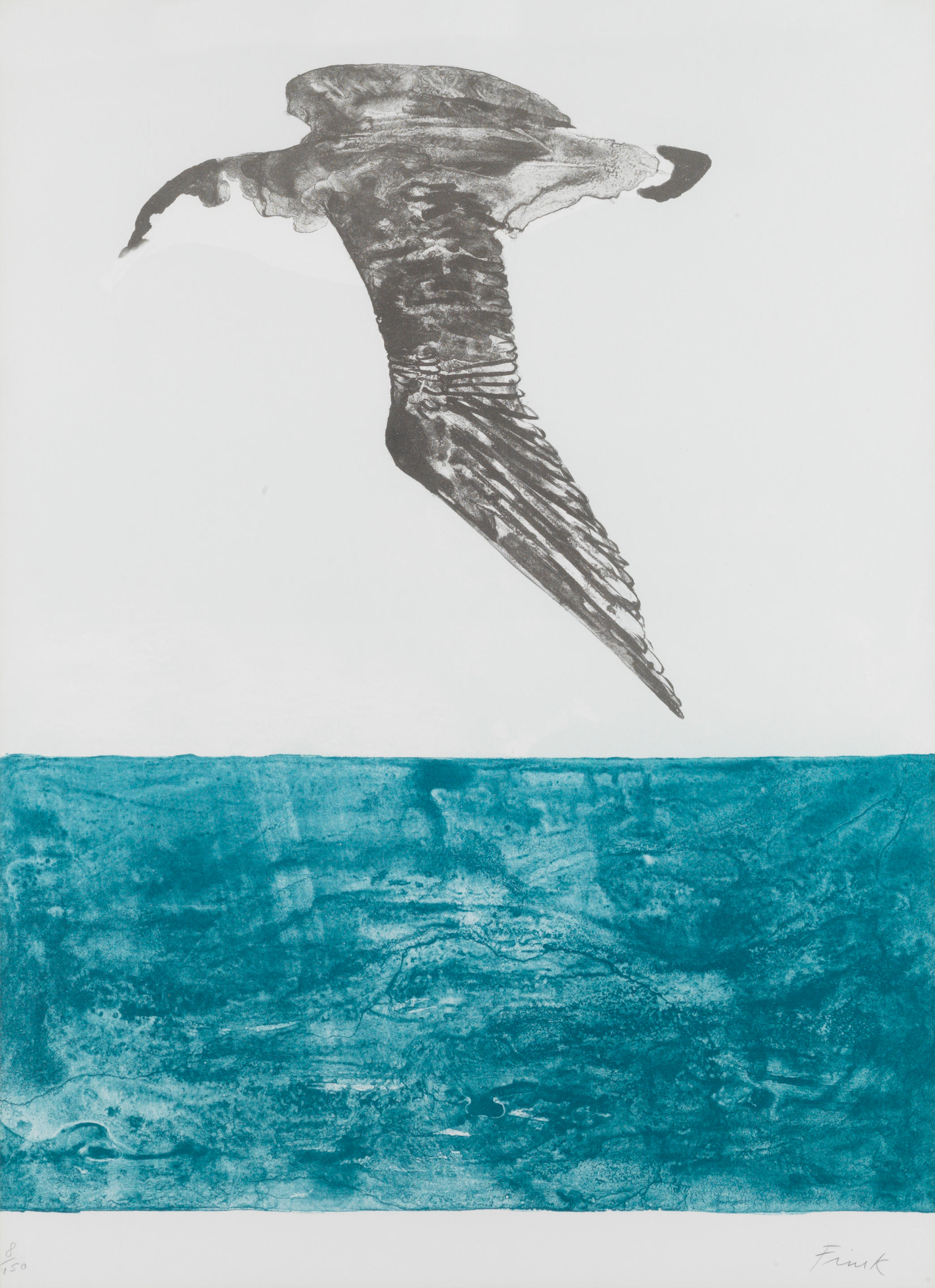 Appraisal: DAME ELISABETH FRINK R A BRITISH - The Shearwater from