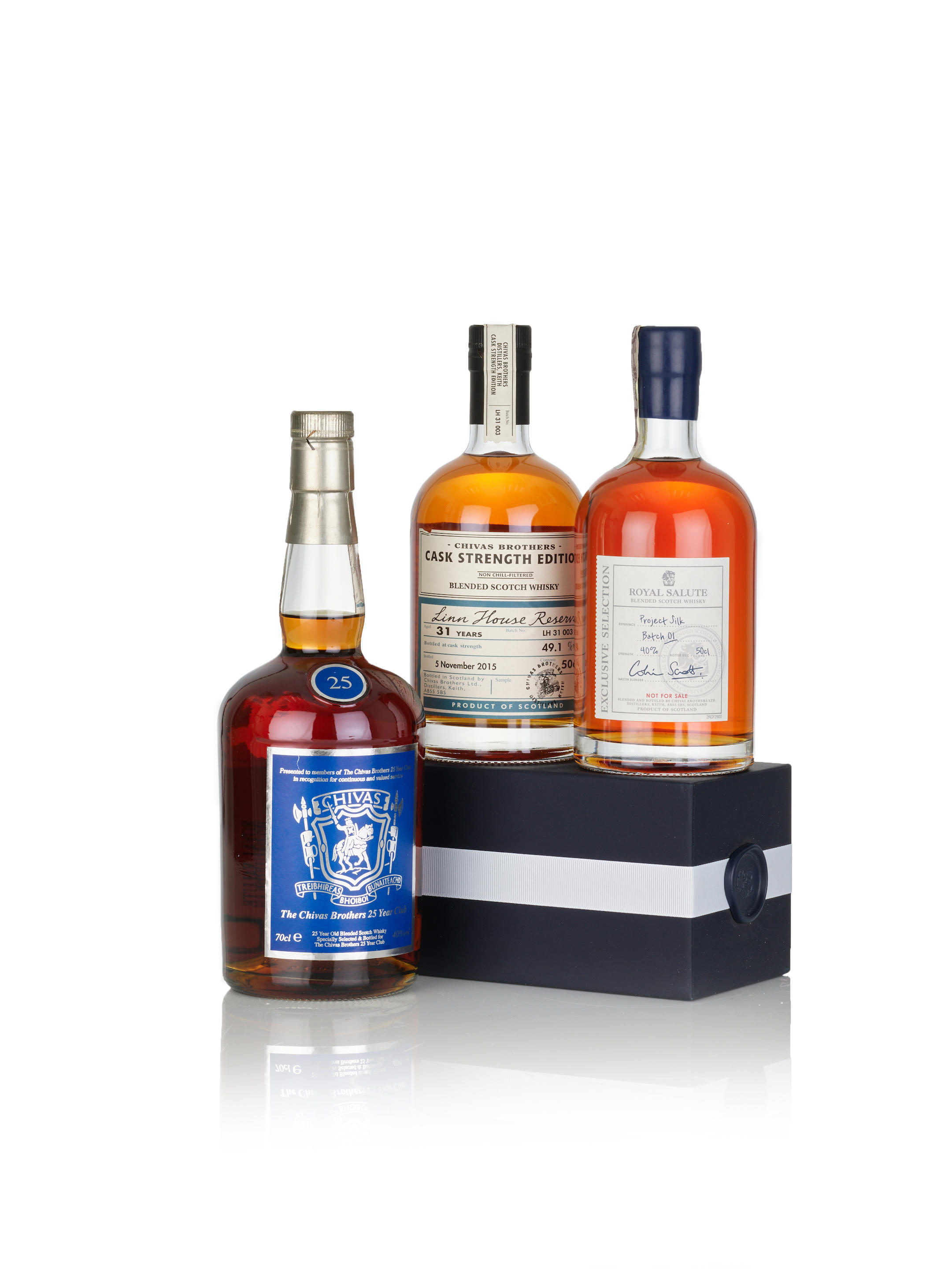 Appraisal: ROYAL SALUTE PROJECT SILK-BATCH CHIVAS LINN HOUSE RESERVE- YEAR OLD