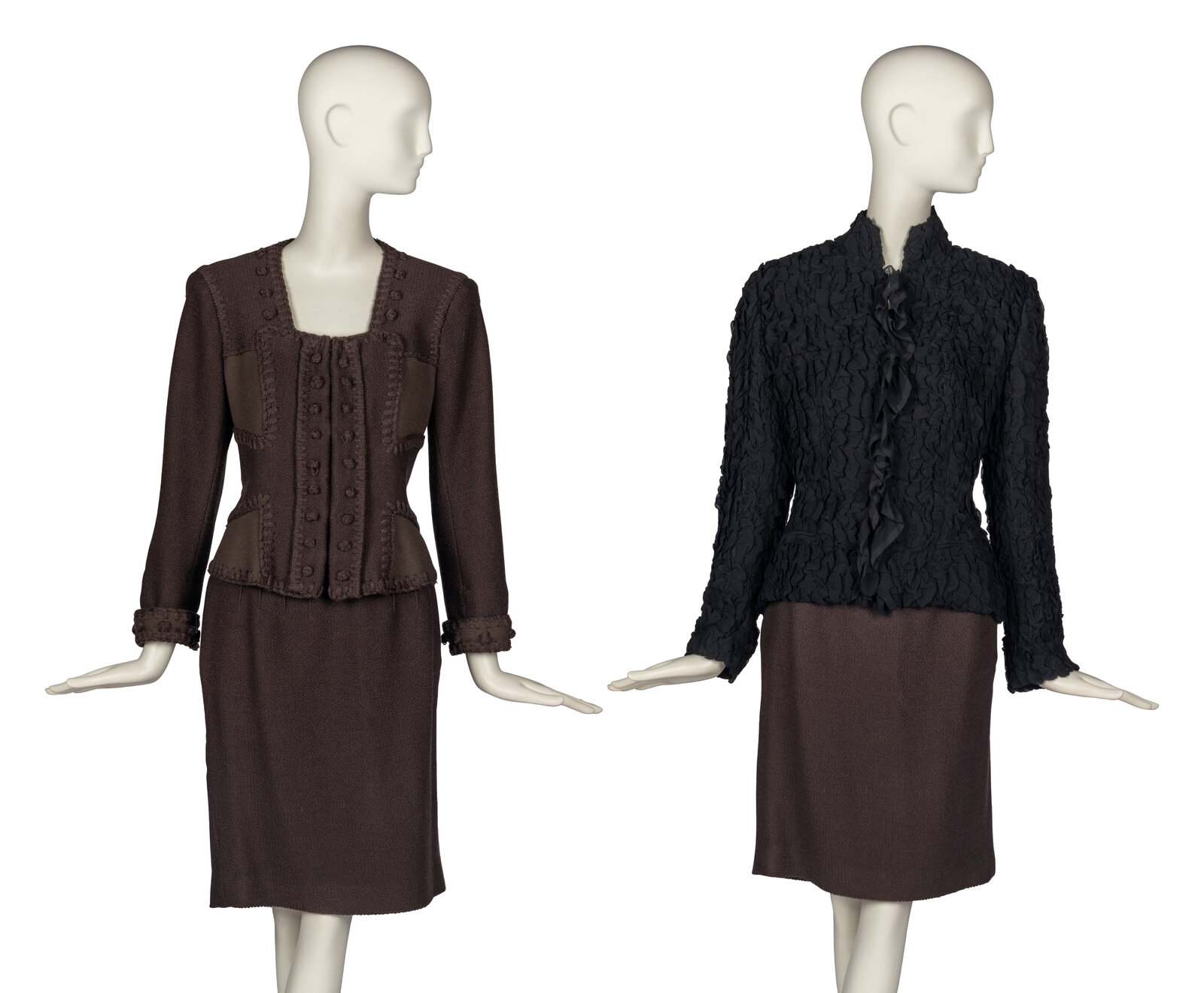 Appraisal: Yves Saint Laurent Rive Gauche Jacket and Skirt Suit THE