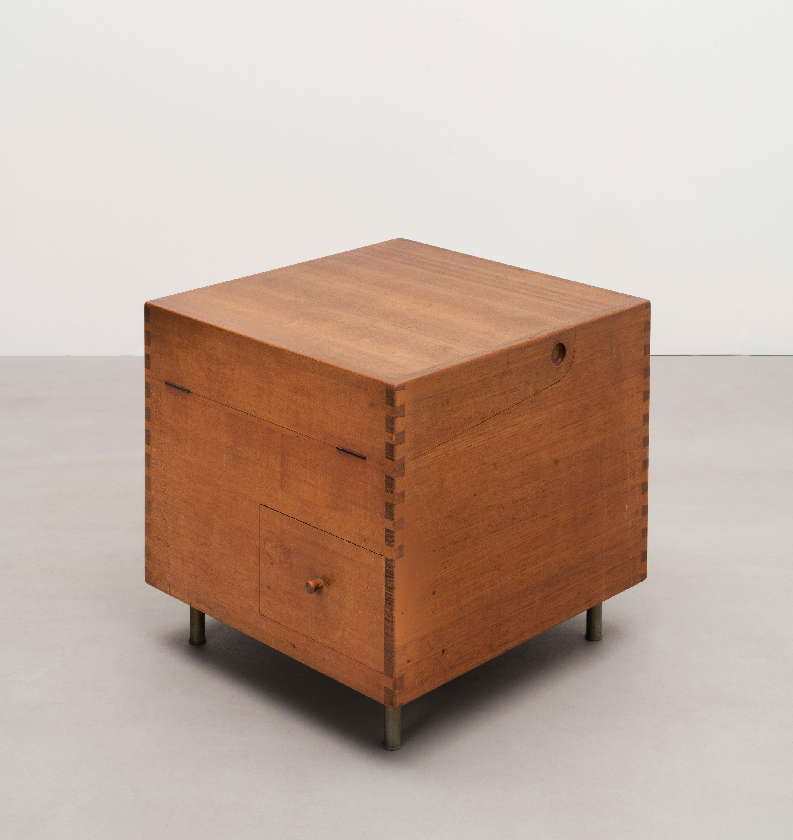 Appraisal: HANS J WEGNER Bar model no AT- circa Teak teak-veneered