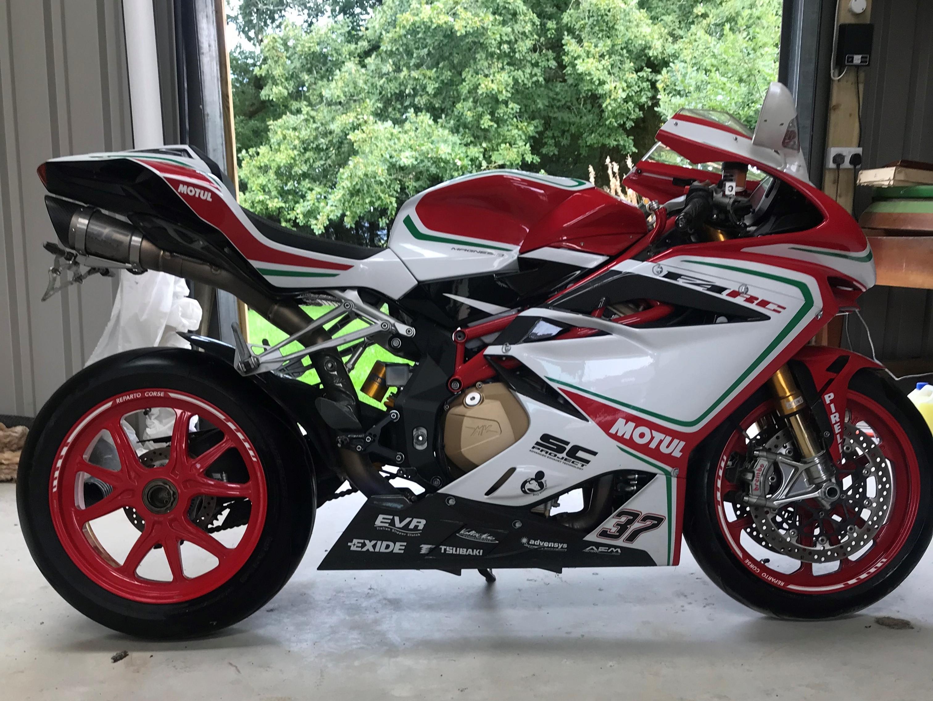 Appraisal: MV AGUSTA F 'RC' REPARTO CORSE REGISTRATION NO HG DJZ