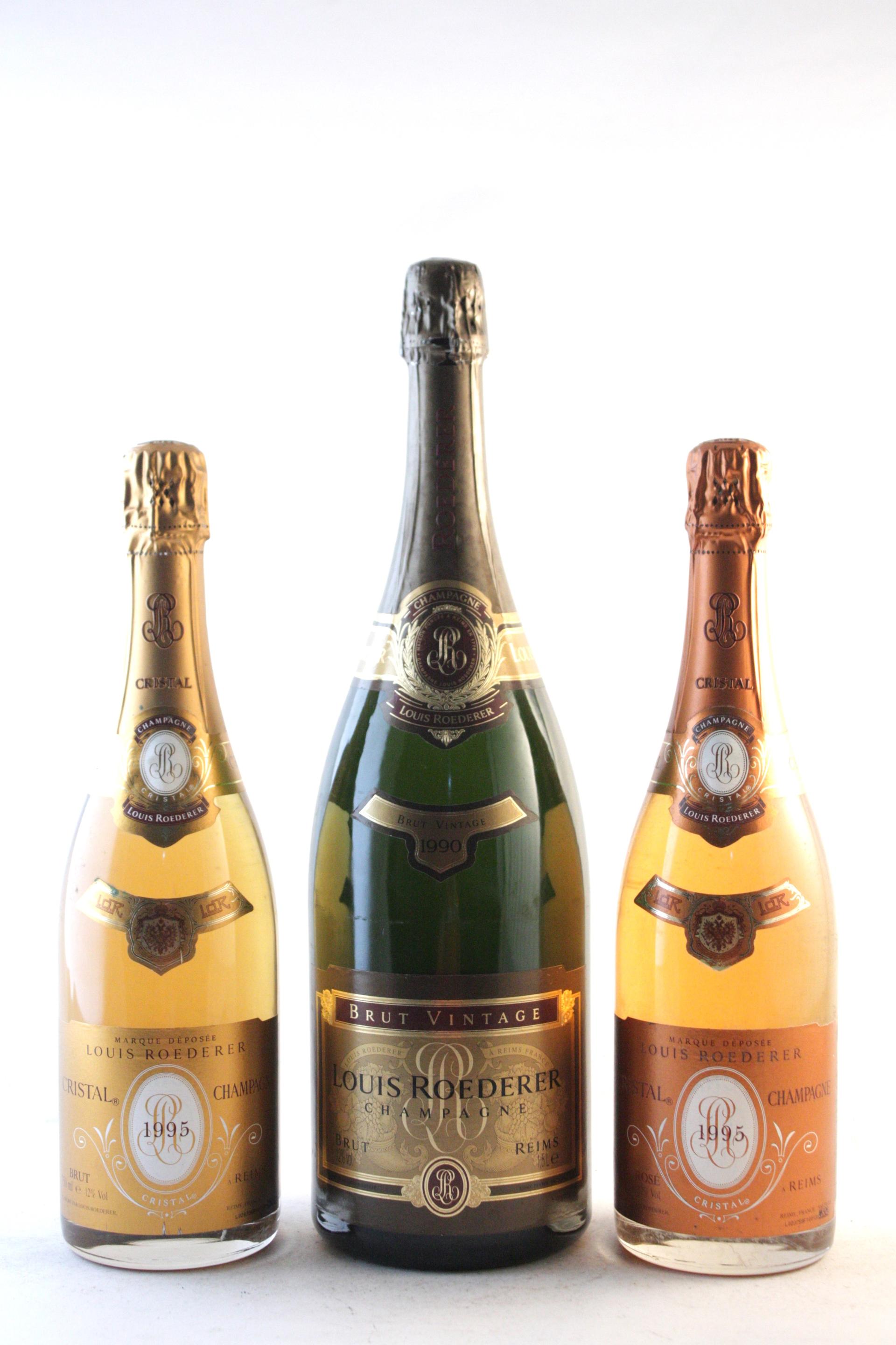 Appraisal: LOUIS ROEDERER MAGNUM LOUIS ROEDERER CRISTAL LOUIS ROEDERER CRISTAL ROS