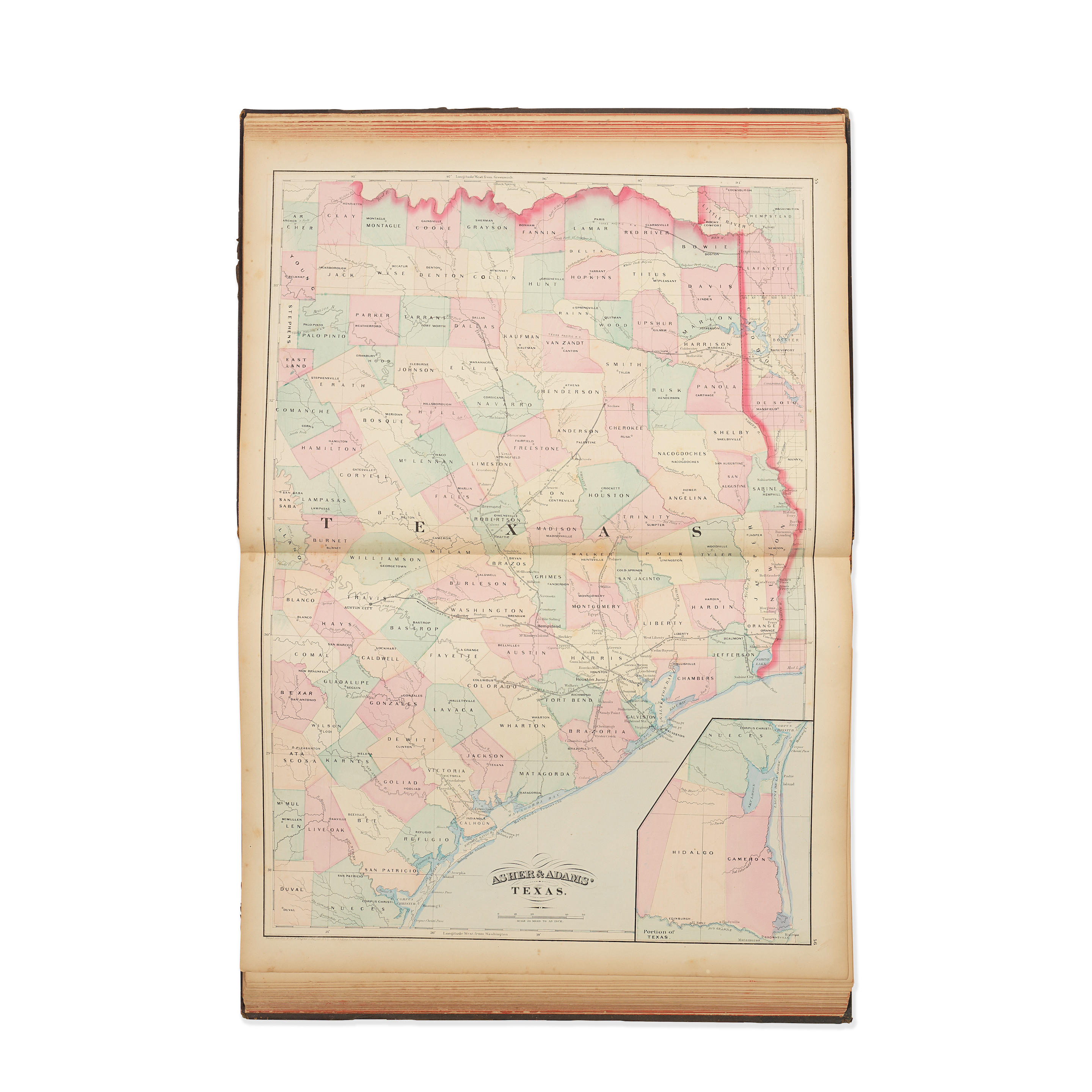 Appraisal: ASHER AND ADAMS Asher Adams' New Historical and Topographical Atlas