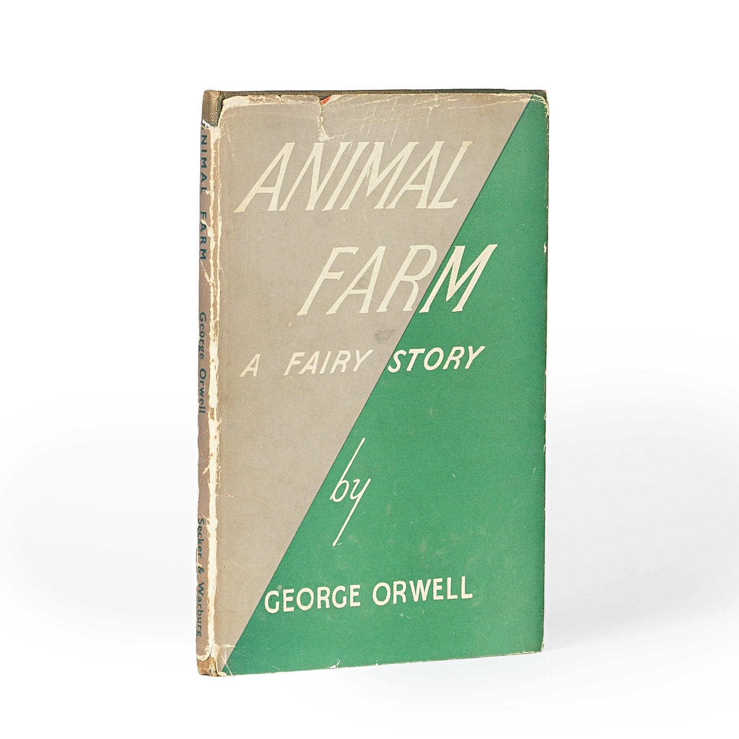 Appraisal: ORWELL GEORGE Animal Farm A Fairy Story FIRST EDITION FIRST