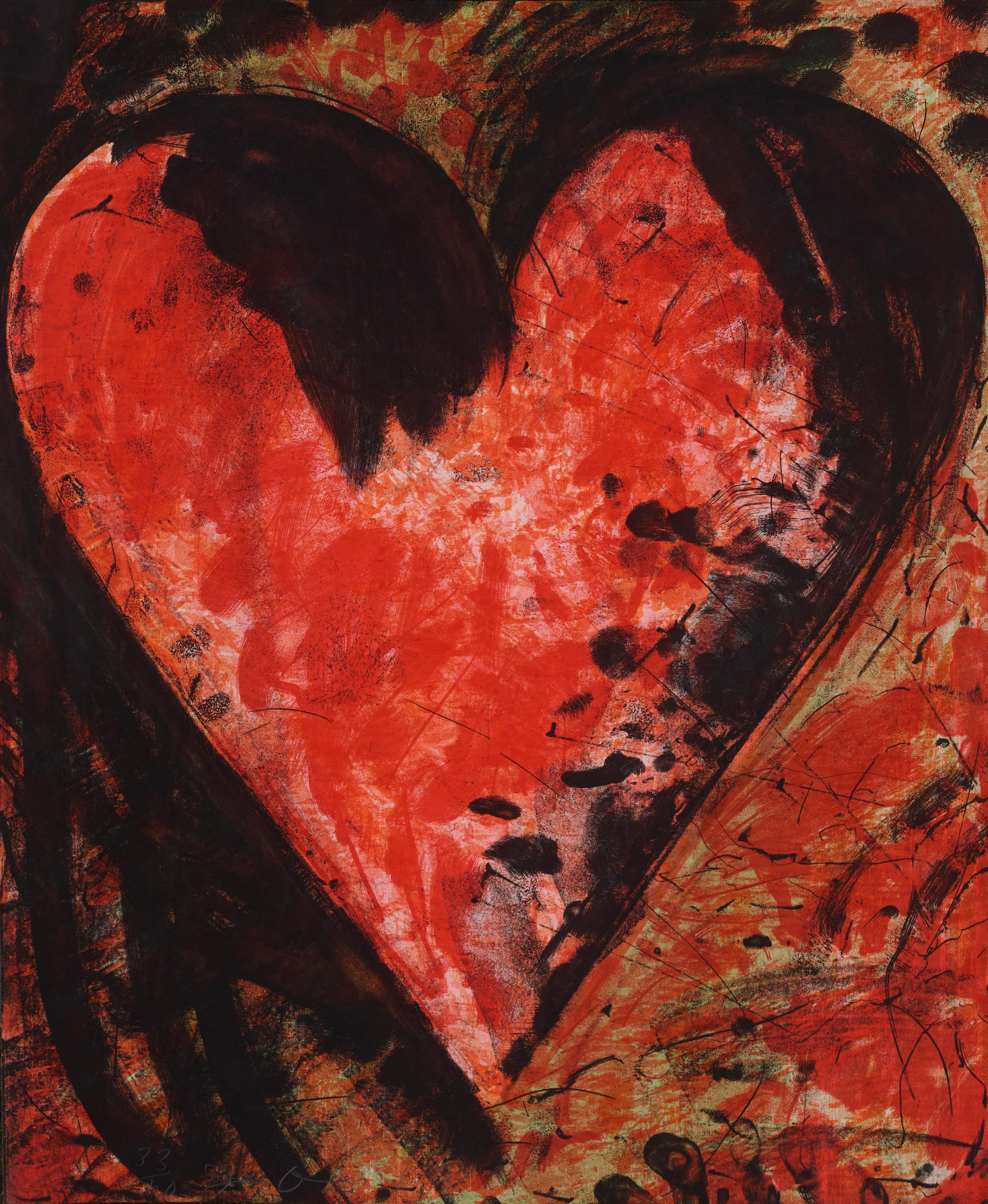 Appraisal: JIM DINE BORN Fresh French and Beautiful Carpenter Woodcut photoengraving