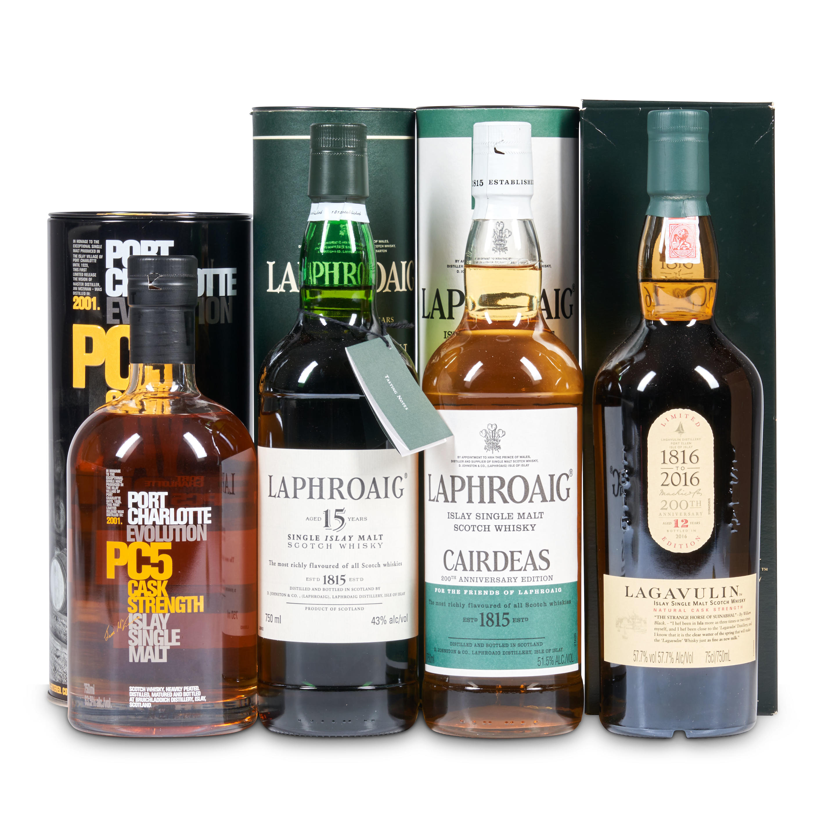 Appraisal: MIXED ISLAY SCOTCH ML BOTTLES Mixed Islay Scotch ml bottles