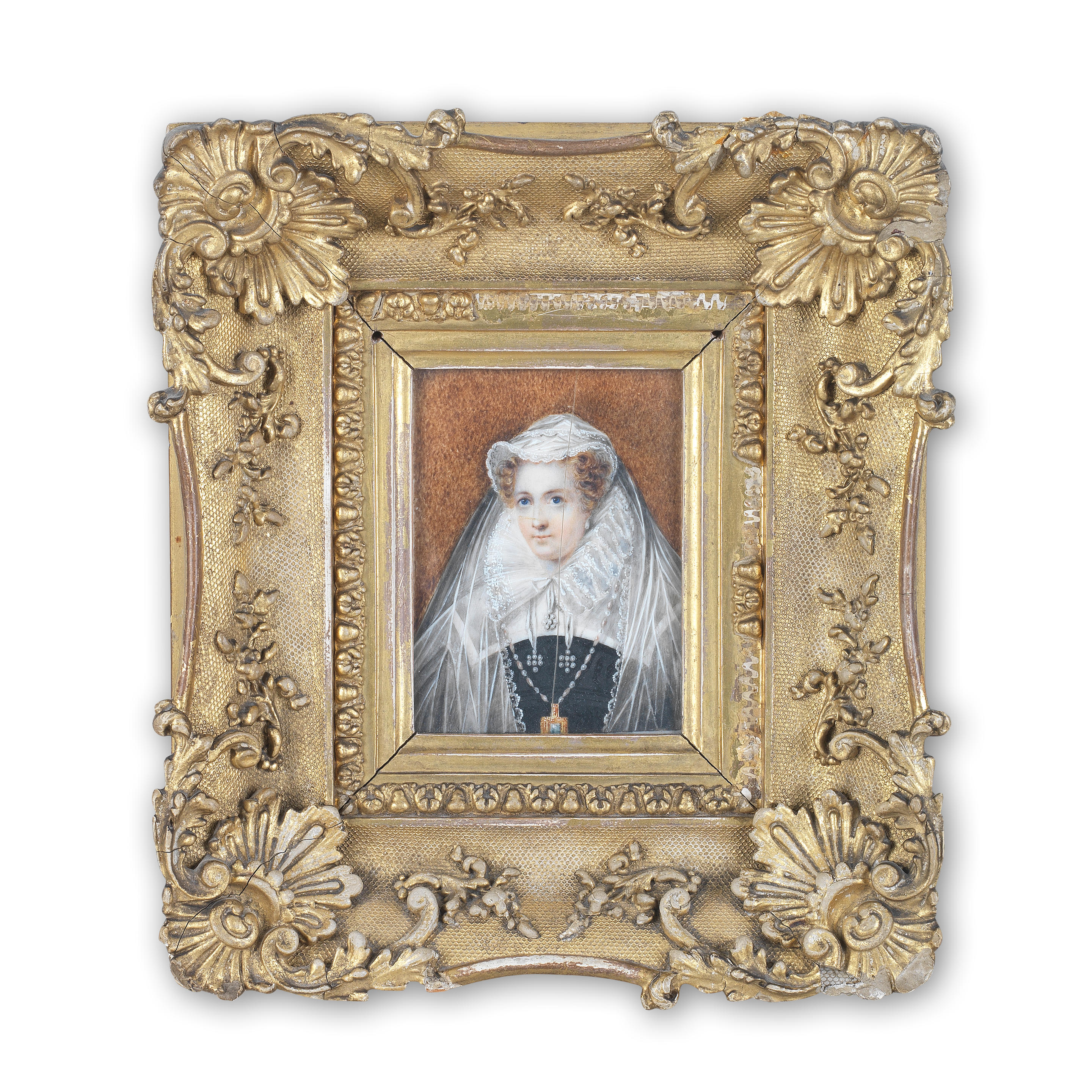 Appraisal: SCOTTISH SCHOOL AFTER NICHOLAS HILLIARD TH CENTURY A portrait miniature