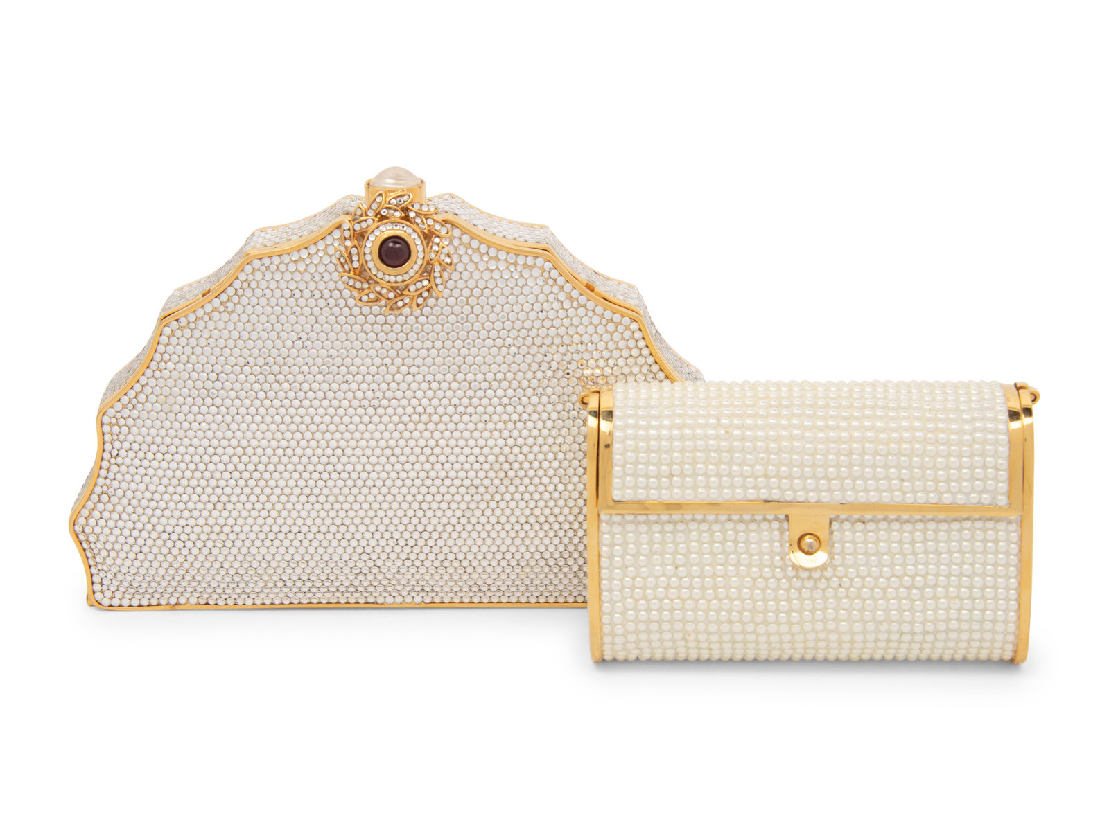 Appraisal: Two Judith Leiber Minaudi re Clutches Formerly Owned by Elizabeth