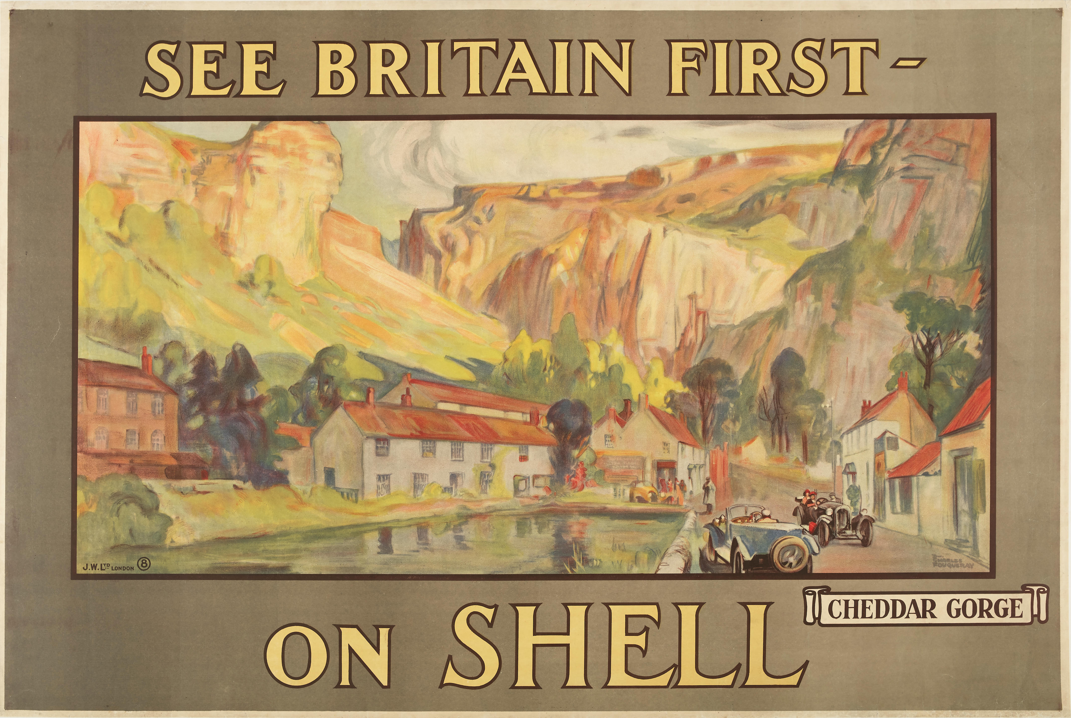 Appraisal: CHARLES FOUQUERAY - SEE BRITAIN FIRST ON SHELL CHEDDAR GORGE