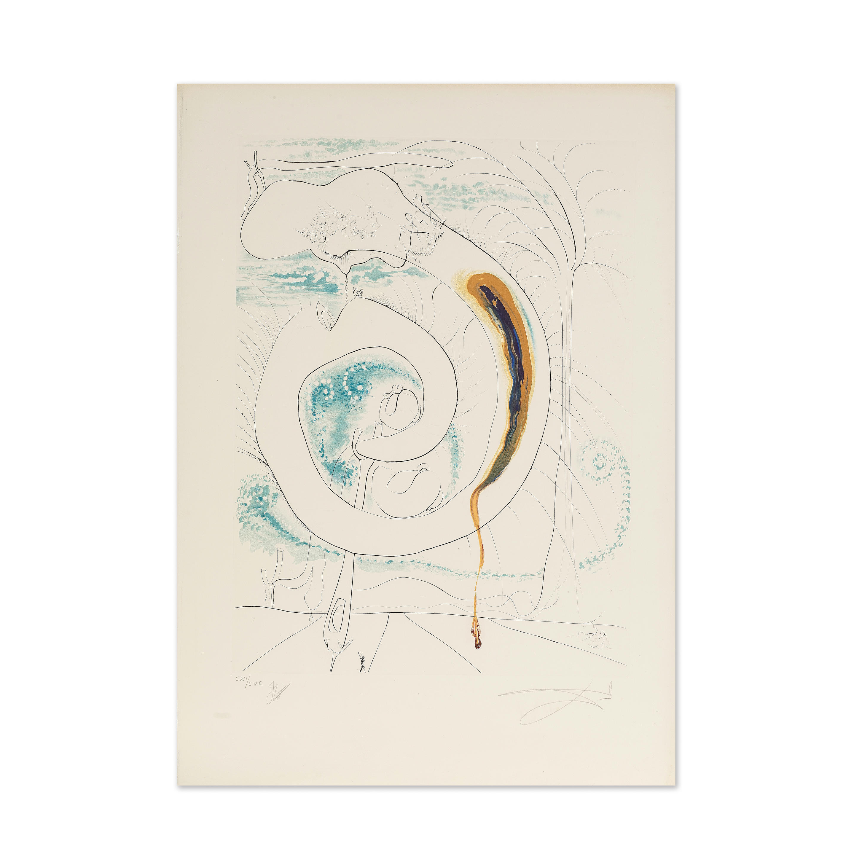 Appraisal: SALVADOR DALI - Le cercle visc ral du Cosmos Michler