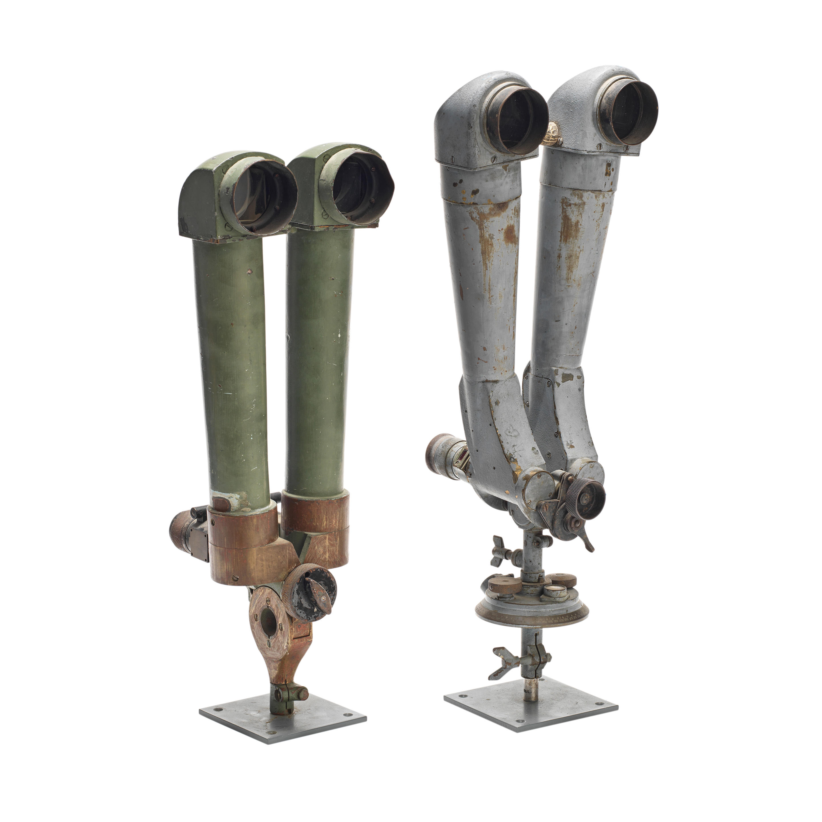 Appraisal: TWO PAIRS OF 'HARES-EAR' BINOCULARS The first by C P