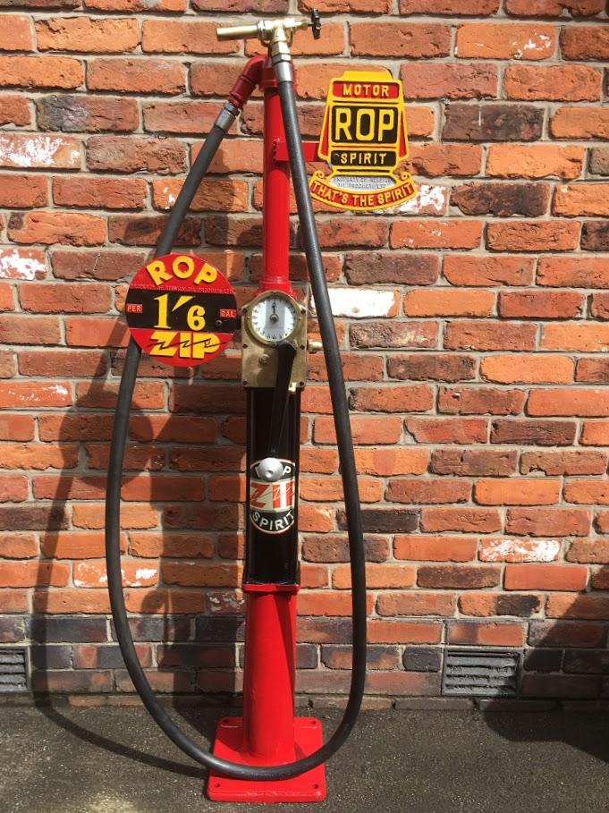 Appraisal: AN AVERY HARDOLL MODEL CH ONE GALLON HAND-CRANKED PETROL PUMP