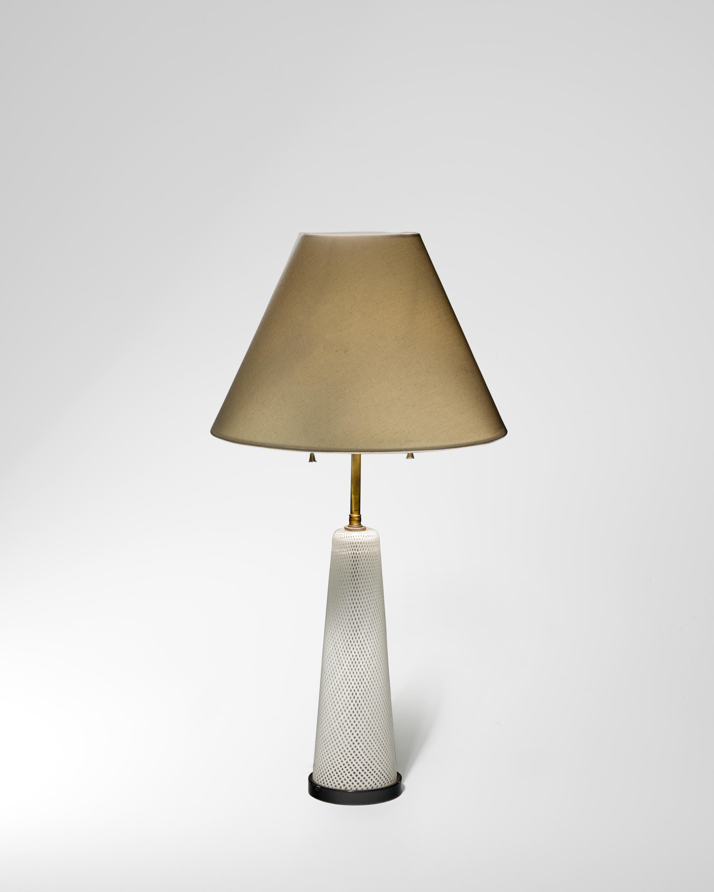 Appraisal: DINO MARTENS - Reticello Table Lamp for Aureliano Toso glass