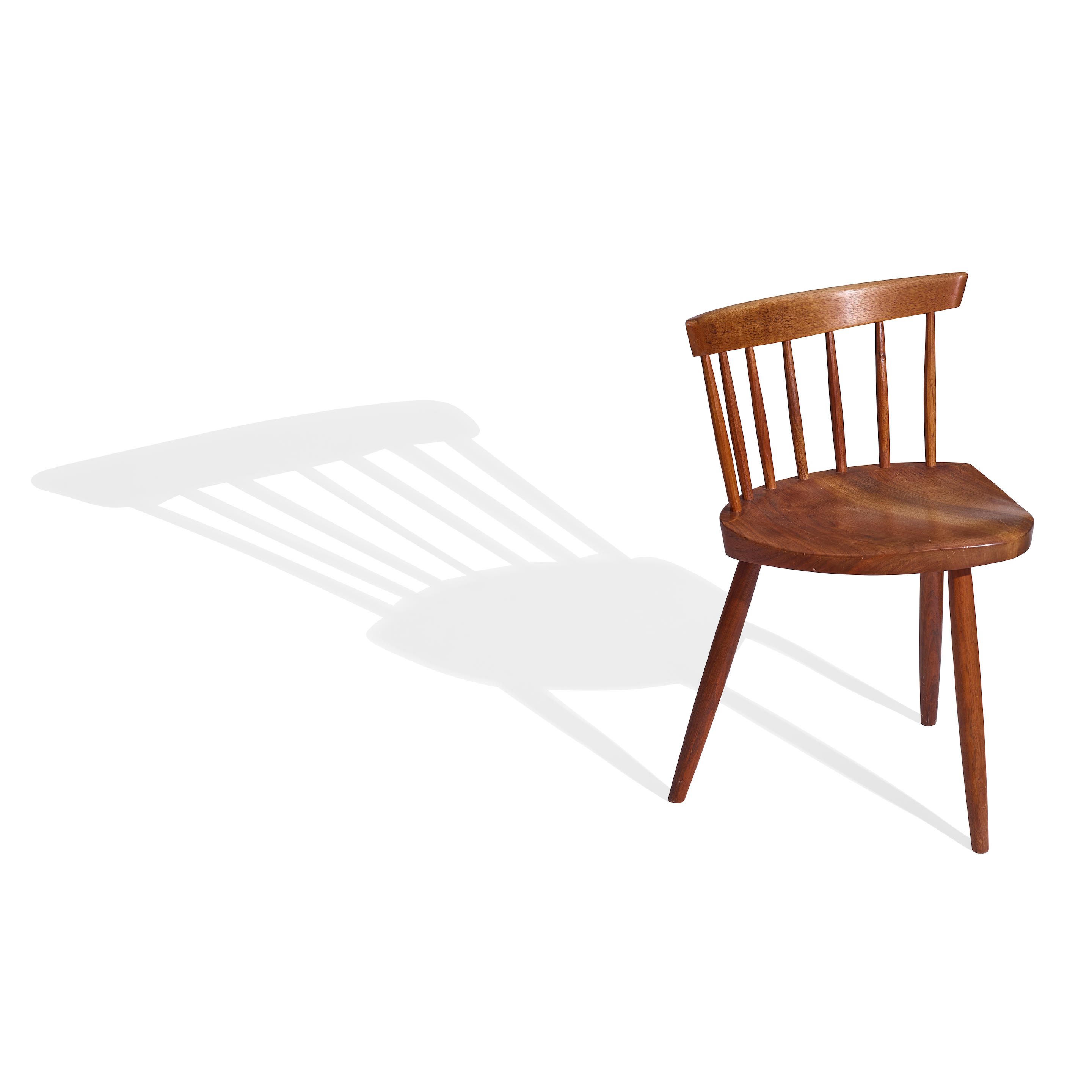 Appraisal: GEORGE NAKASHIMA - Mira Chair circa walnut signed 'Showroom '