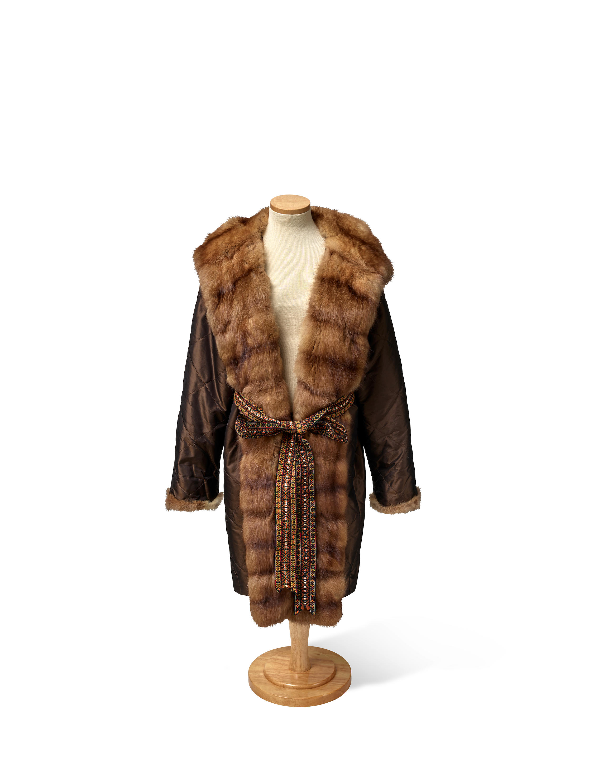 Appraisal: TWO COATS Comprising a Persian lamb's wool jacket and a