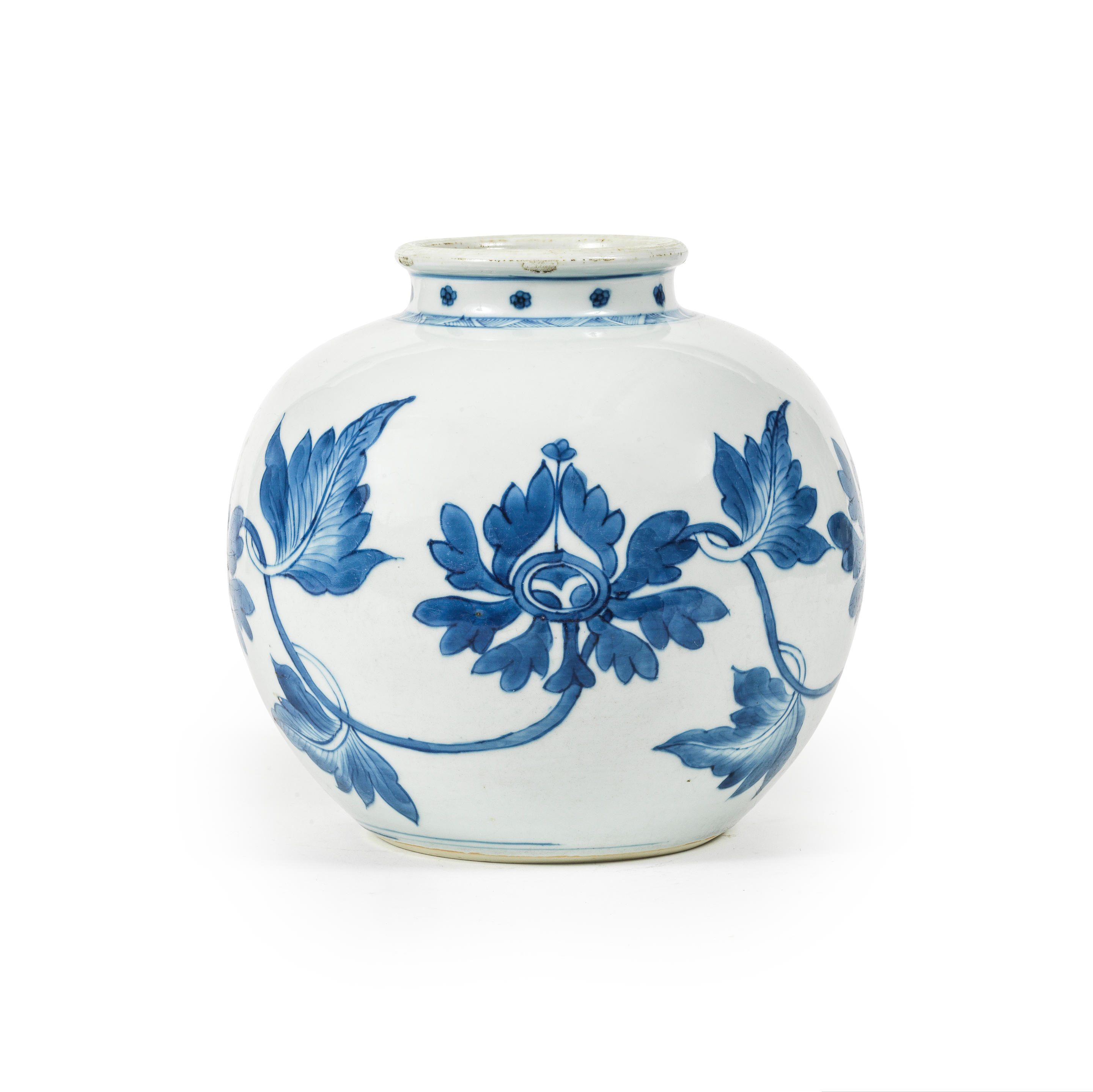 Appraisal: VASE D COR BLEU BLANC DANS LE STYLE KANGXI CHINE