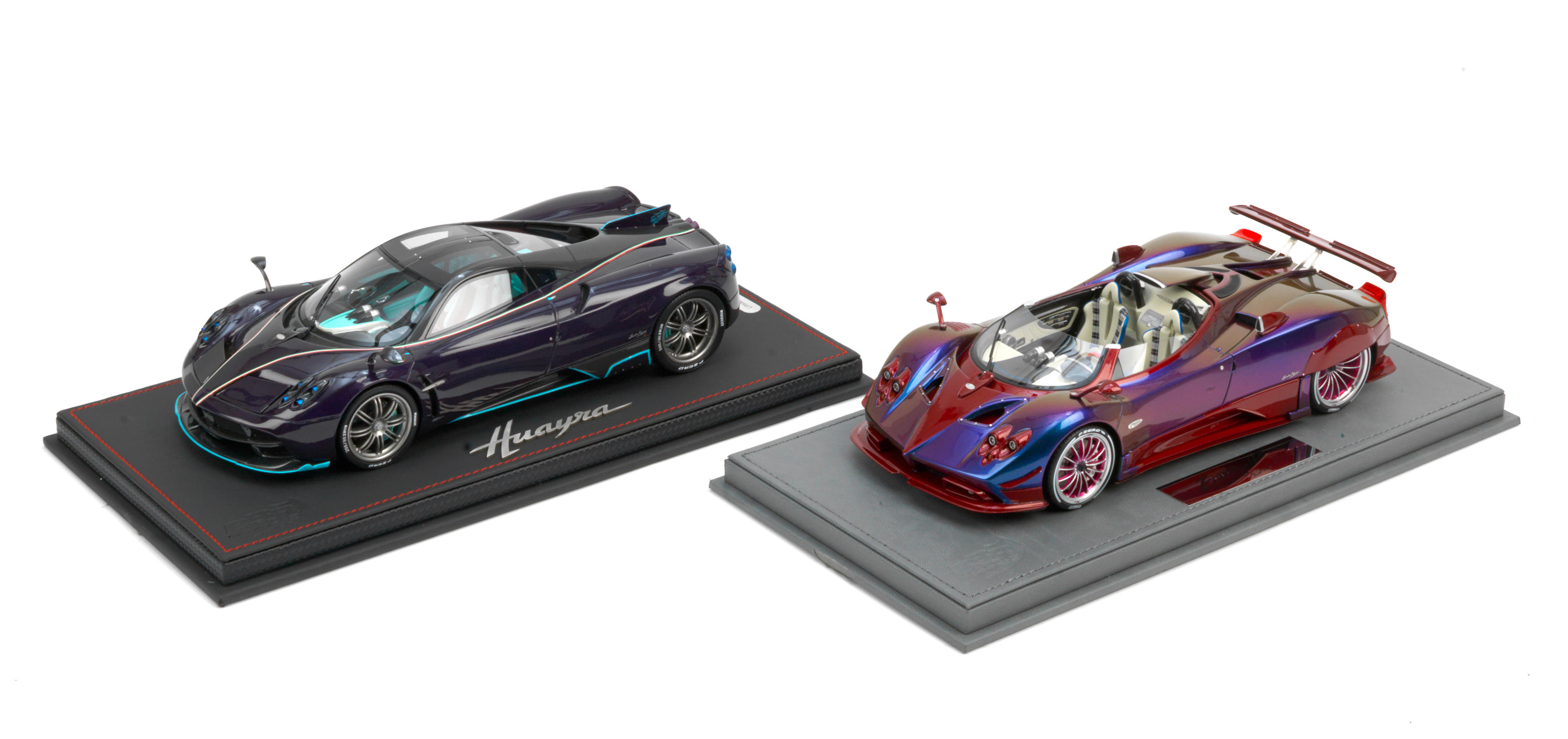 Appraisal: TWO SCALE LIMITED EDITION PAGANI MODELS BY BBR MODELS resin