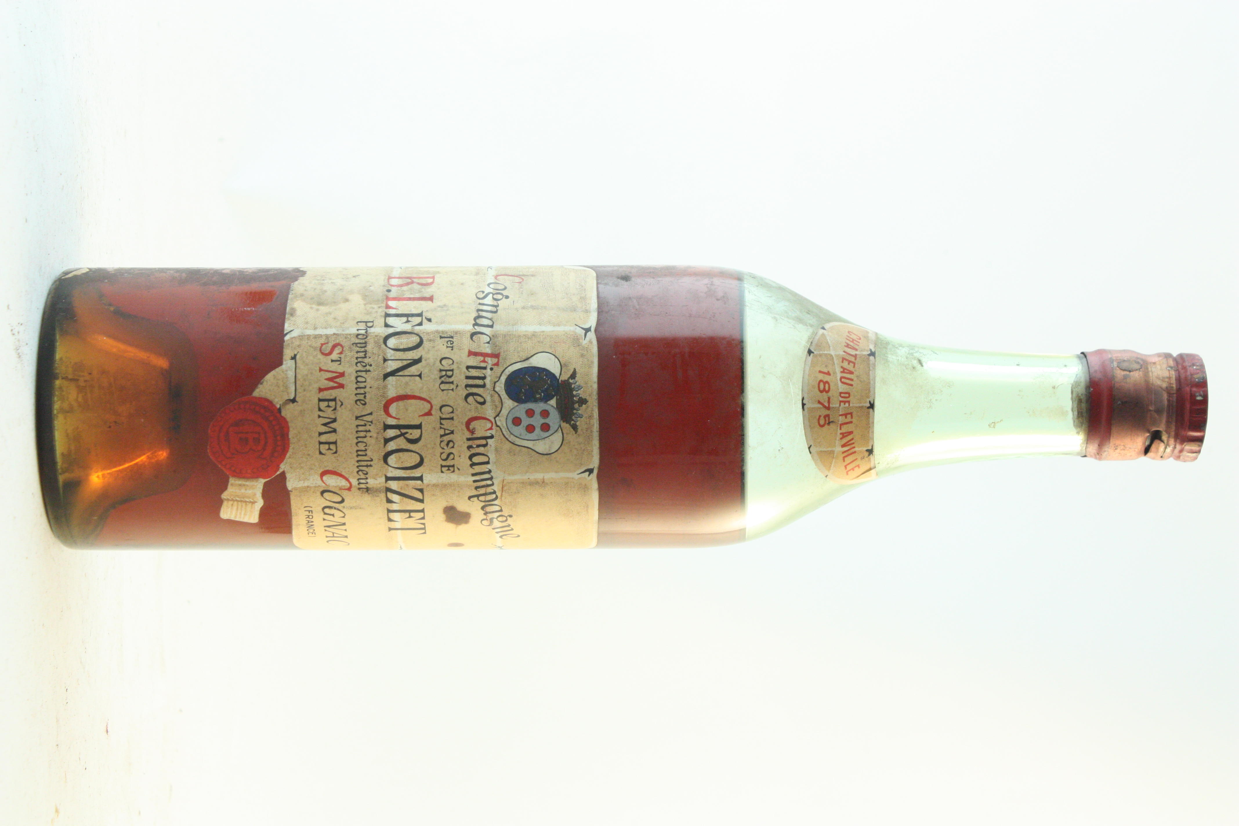 Appraisal: CROIZET GRANDE FINE CHAMPAGNE COGNAC CH TEAU DE FLAVILLE Croizet