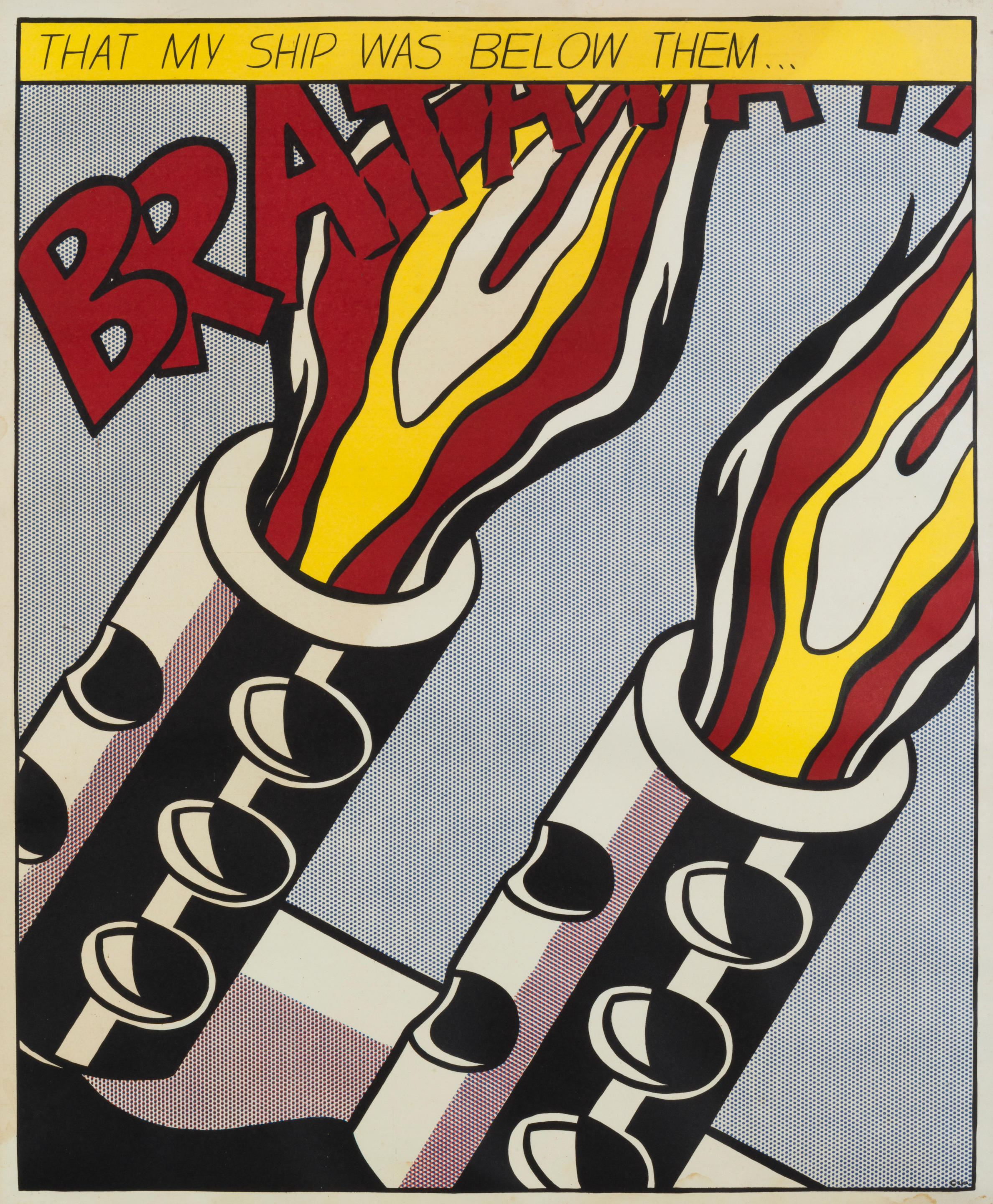 Appraisal: ROY LICHTENSTEIN AFTER - As I opened fire Ensemble de