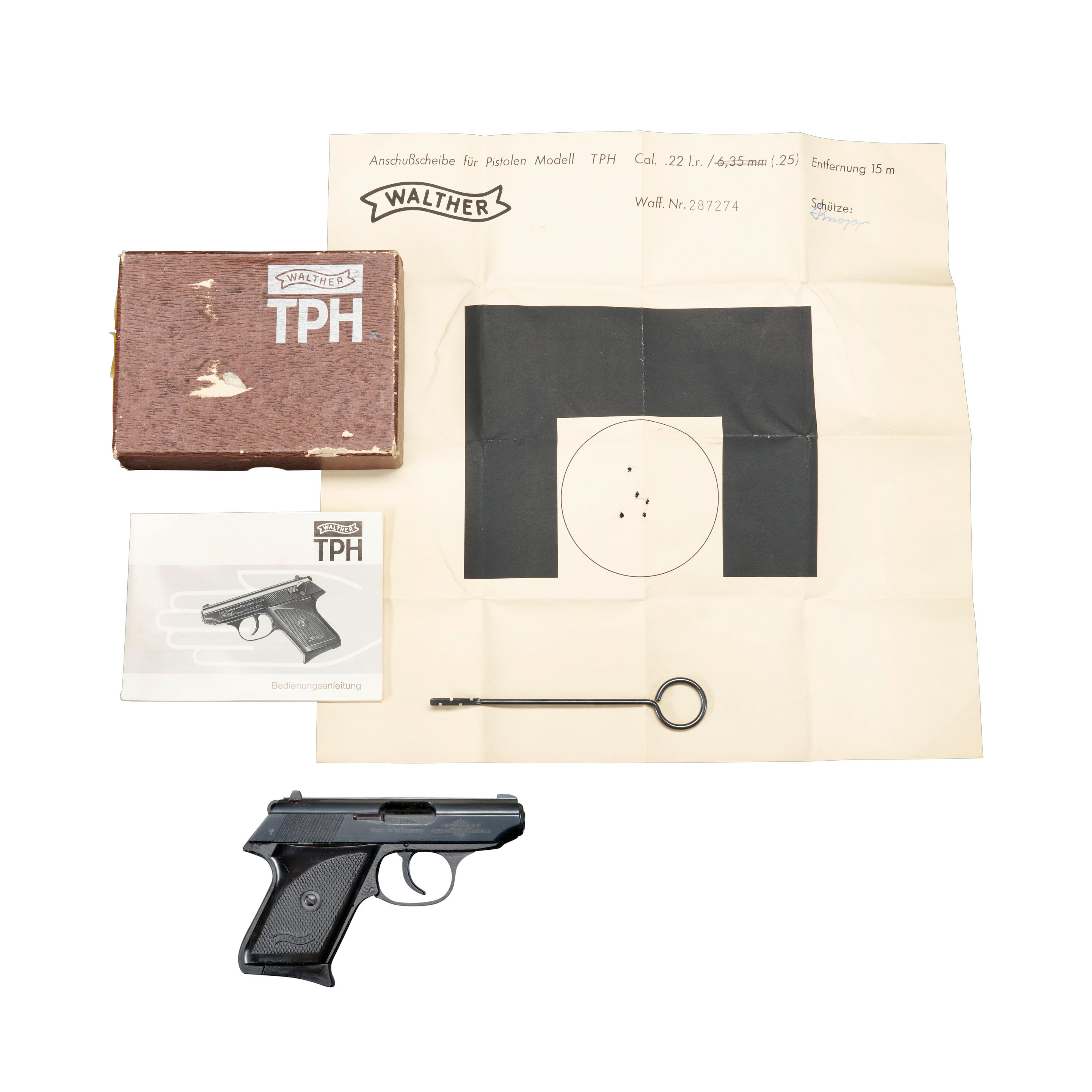 Appraisal: WALTHER MODEL TPH SEMI-AUTOMATIC PISTOL LATE TH CENTURY Serial number