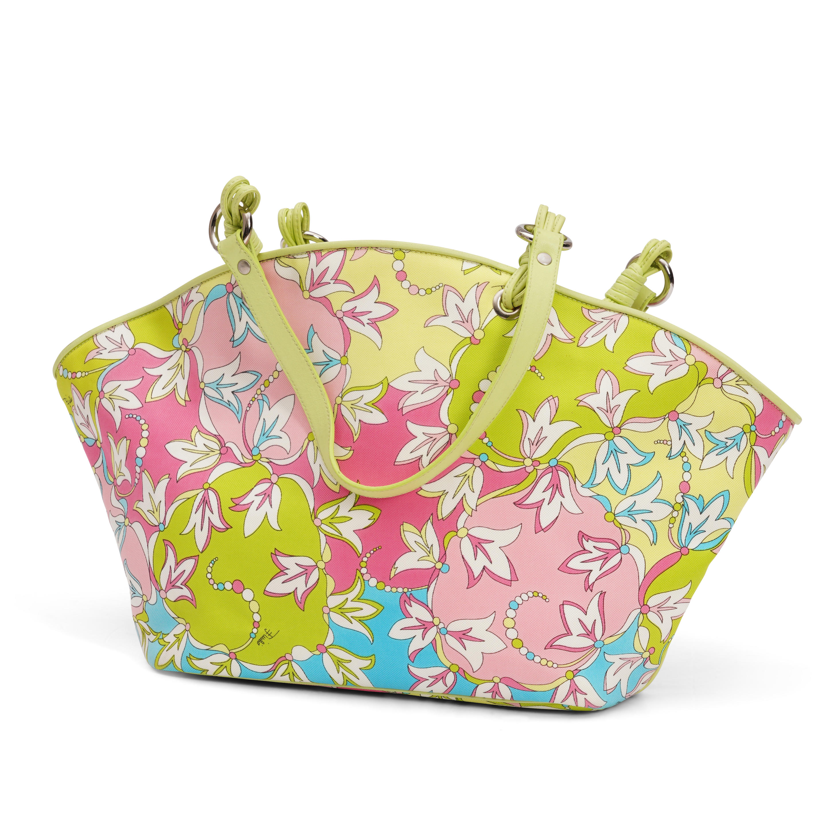 Appraisal: EMILIO PUCCI PRINTED NYLON TOTE BAG The large tote bag