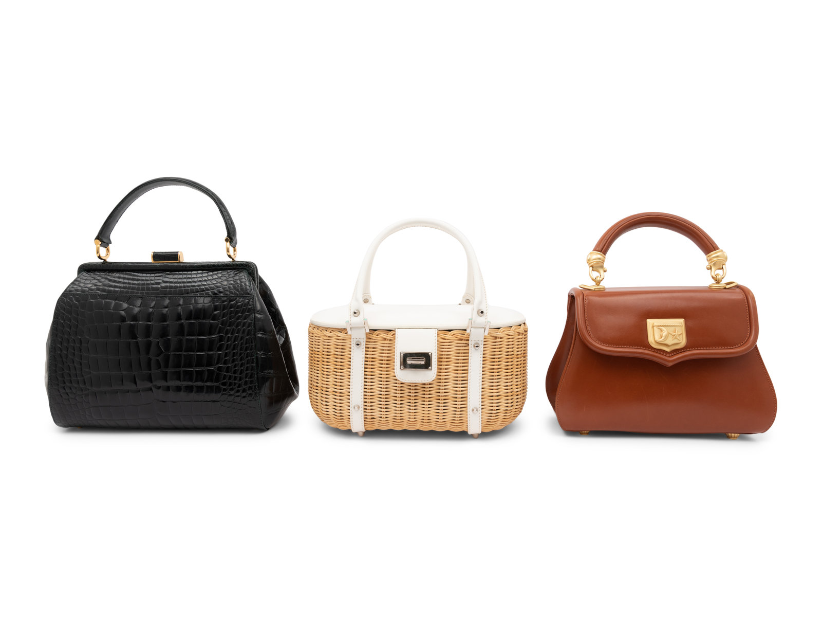 Appraisal: Three Designer Bags - s This lot includes three bags