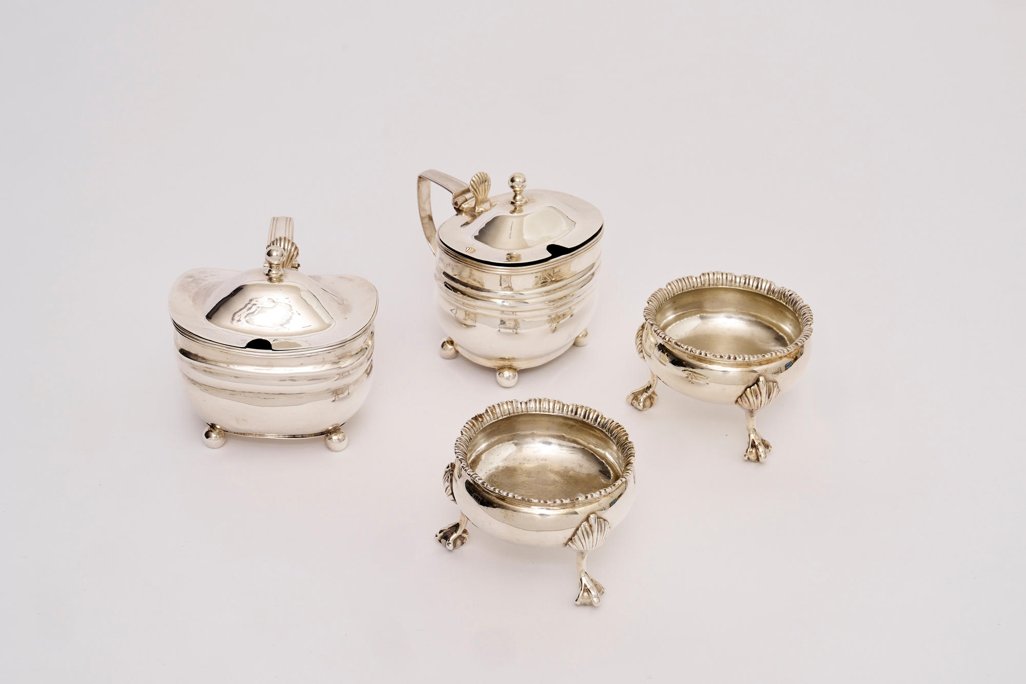 Appraisal: A COLLECTION OF GEORGIAN AND VICTORIAN SILVER comprising a pair