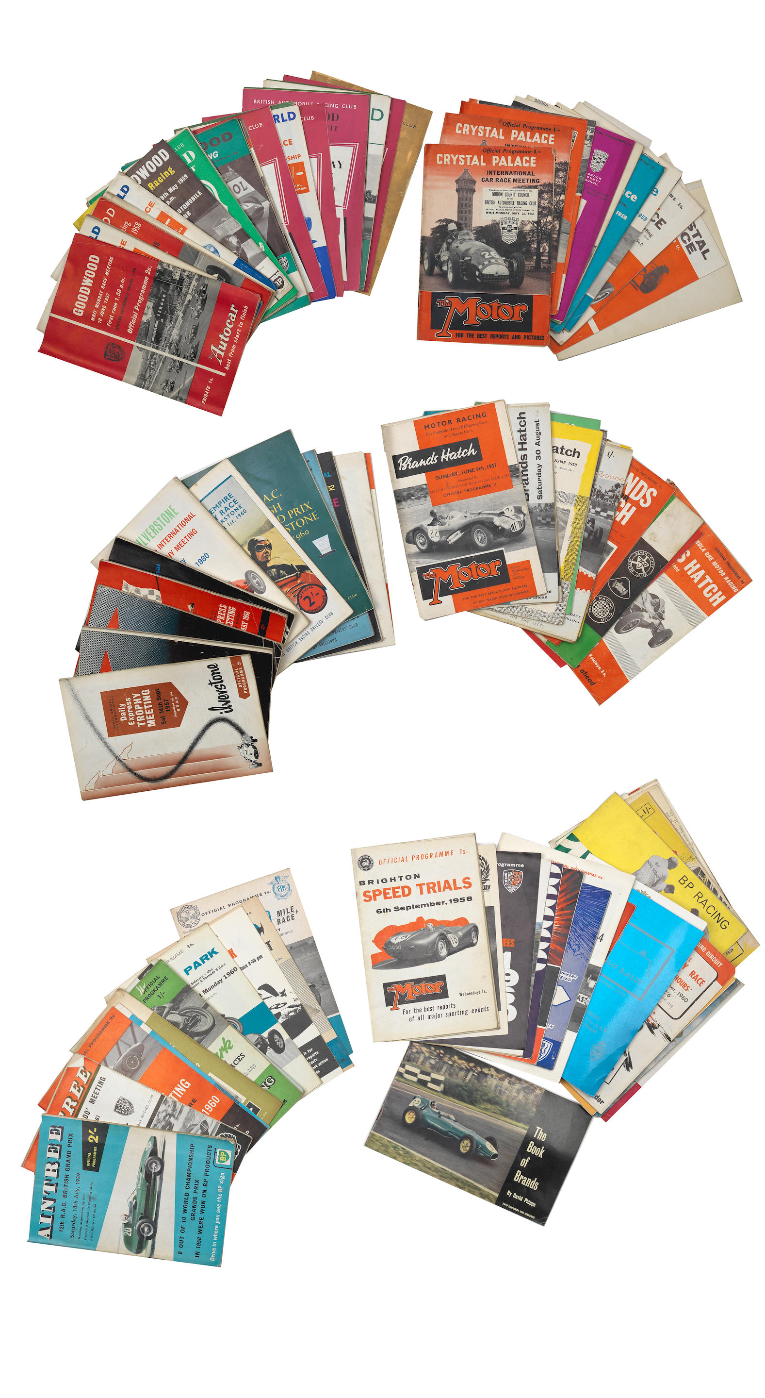 Appraisal: A QUANTITY OF ASSORTED RACE PROGRAMMES FOR GOODWOOD SILVERSTONE BRANDS