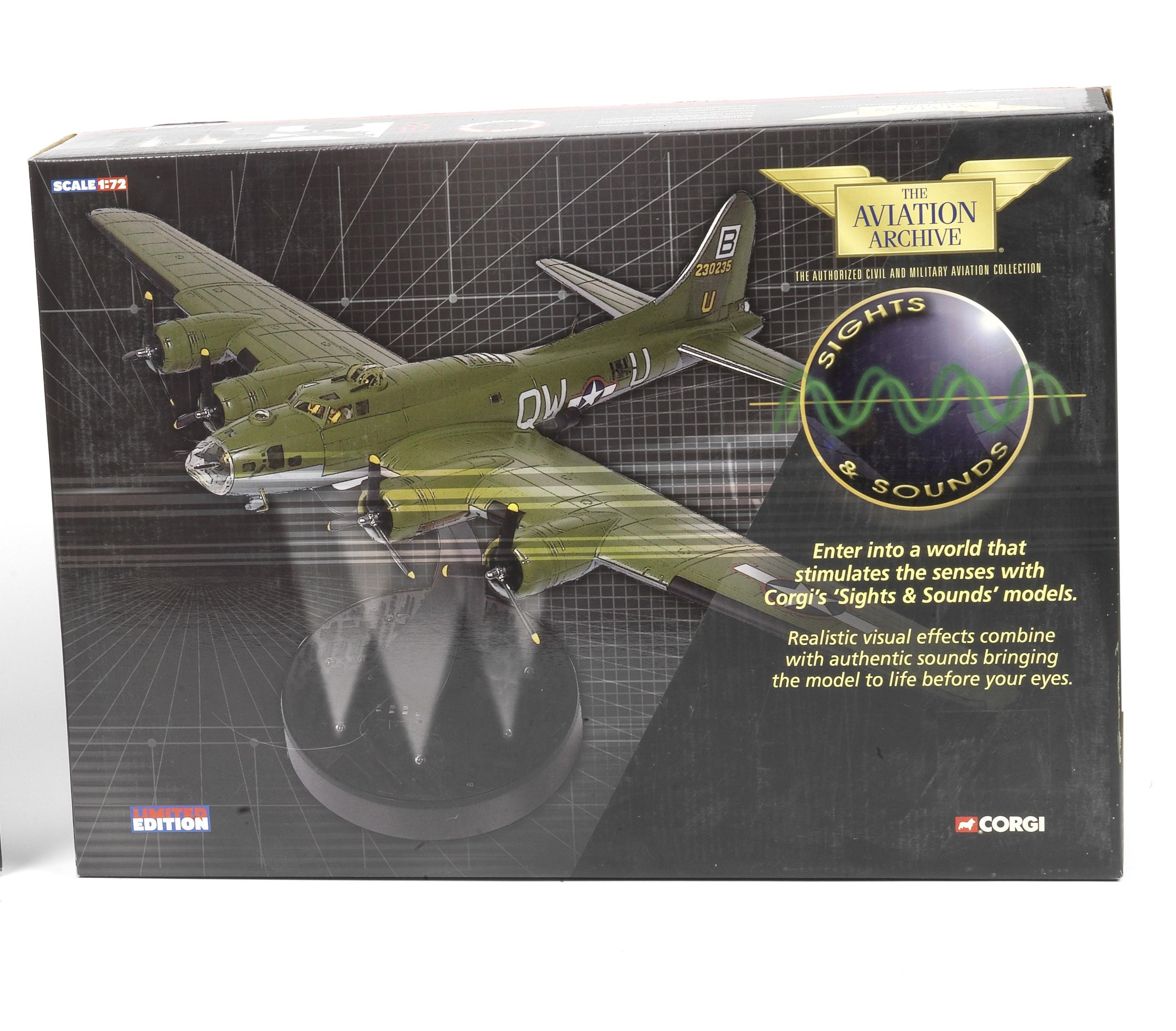 Appraisal: A 'SIGHTS SOUNDS' SERIES BOXED SCALE DIE-CAST METAL MODEL BOEING