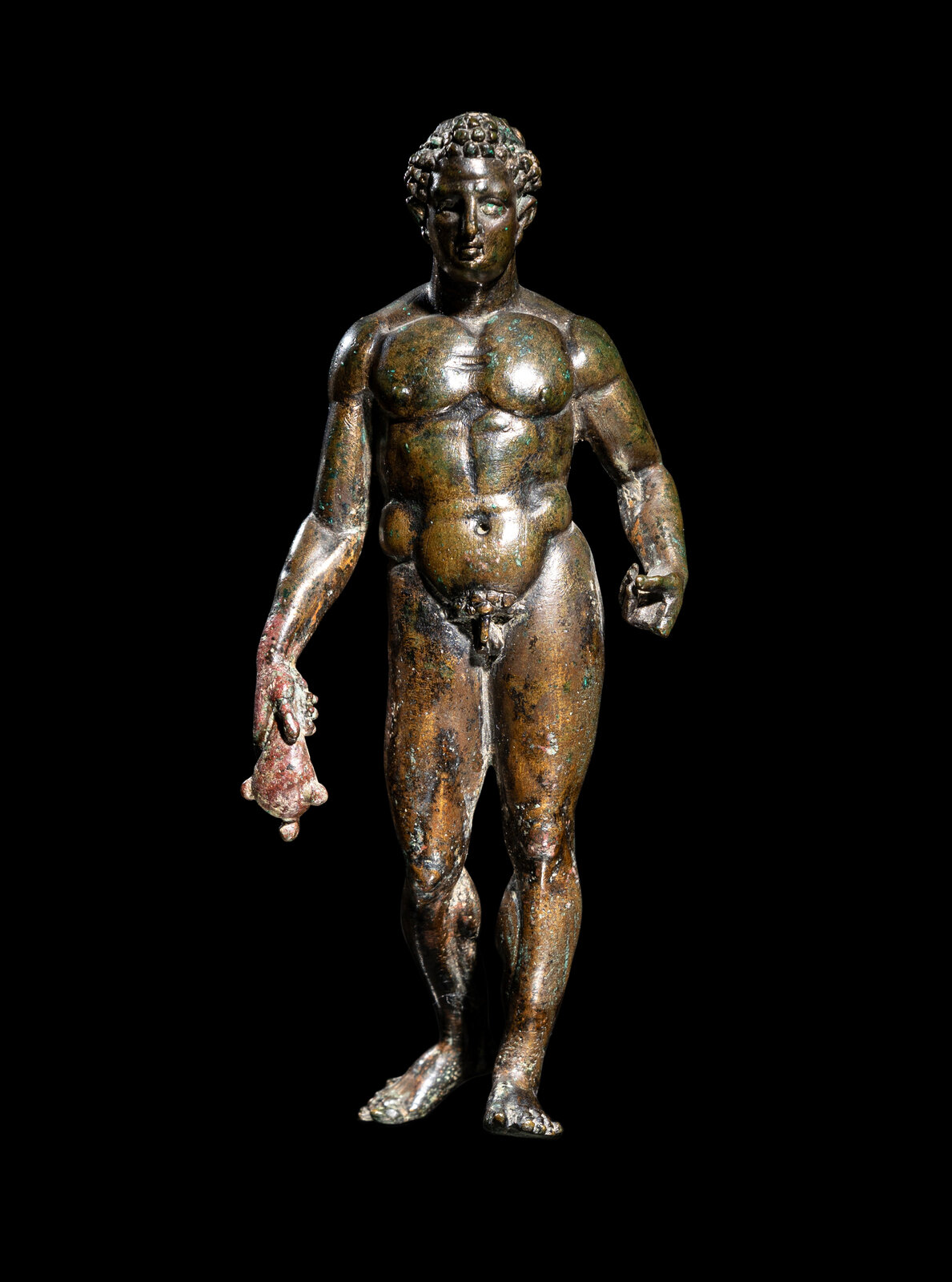 Appraisal: A Hellenistic Bronze Hermes with Silver Inlay Circa st Century