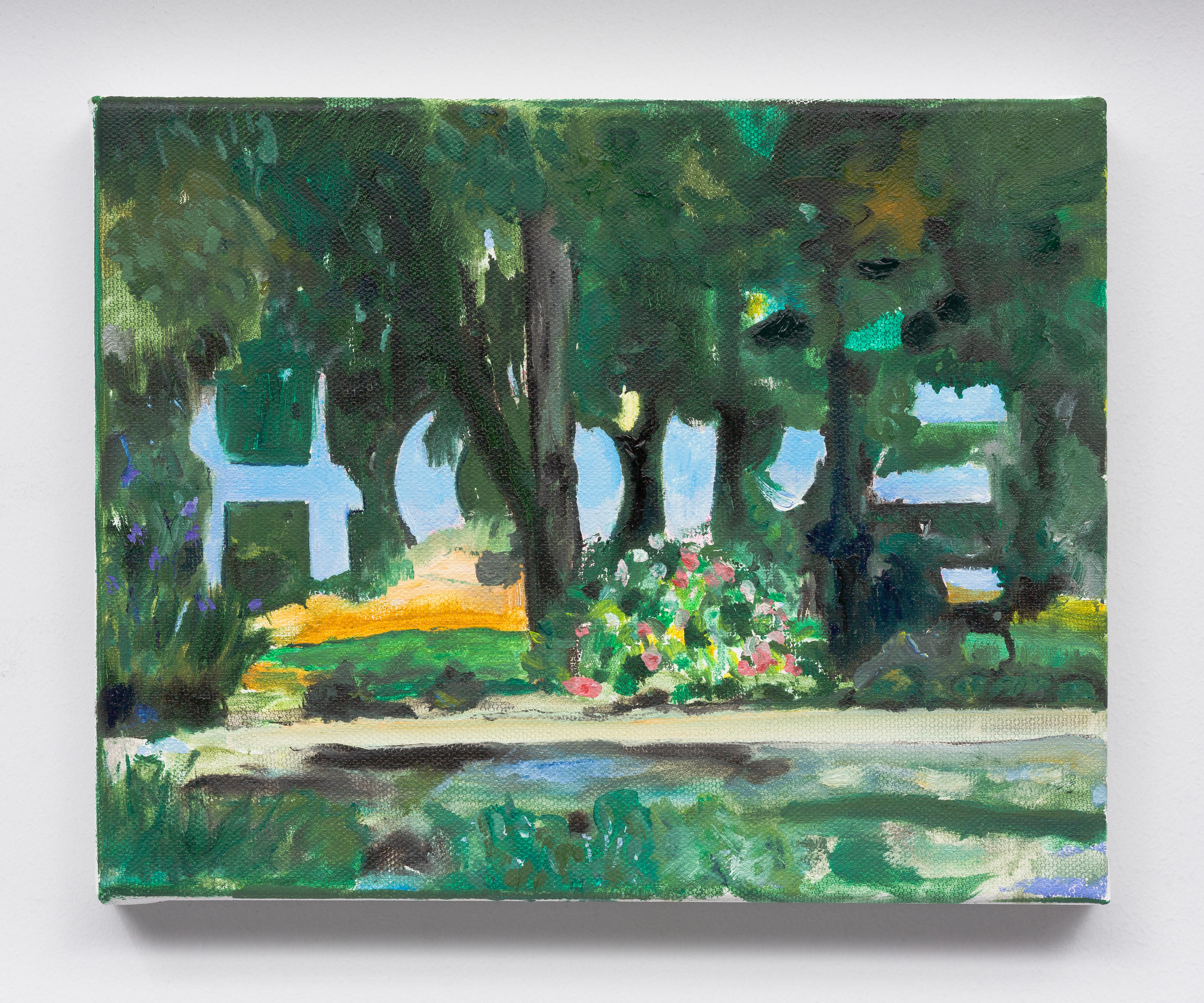 Appraisal: ANDREW PIERRE HART After Cezanne in Jas de Bouffan a