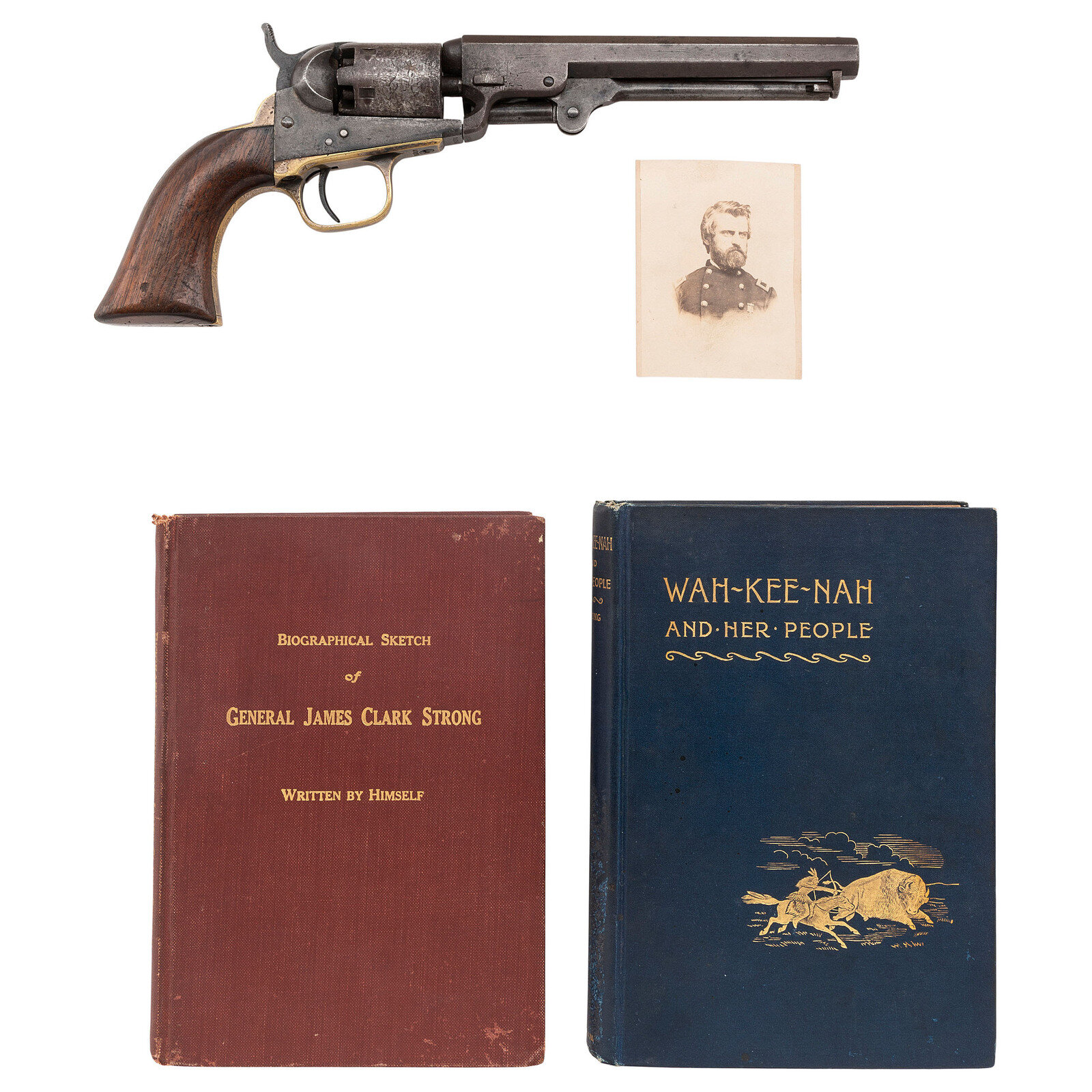 Appraisal: Inscribed Colt Model Pocket Revolver of Capt James C Strong