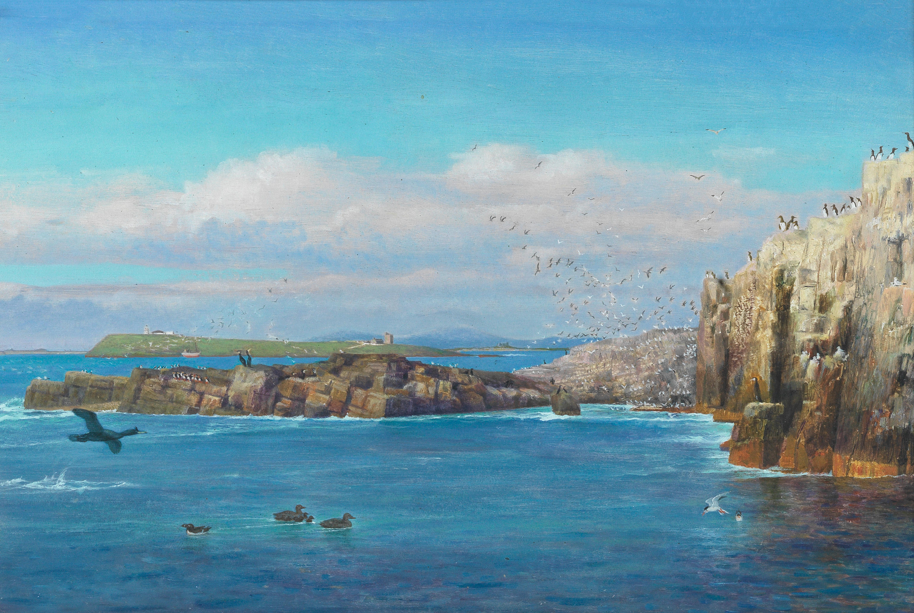 Appraisal: RICHARD EURICH R A BRITISH - Farne Island off Northumberland