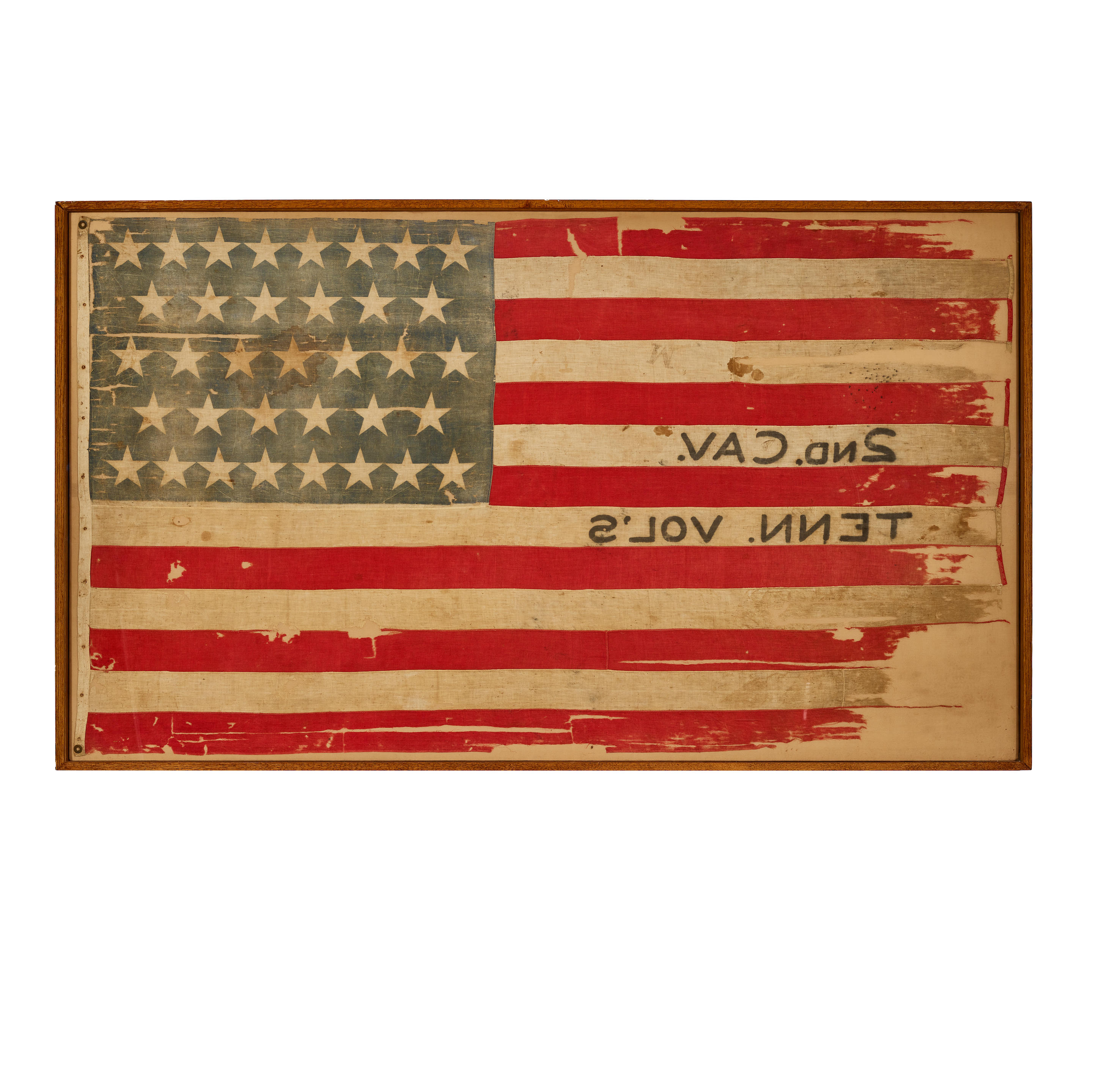 Appraisal: A U S -STAR FLAG OF THE ND TENNESSEE CAVALRY