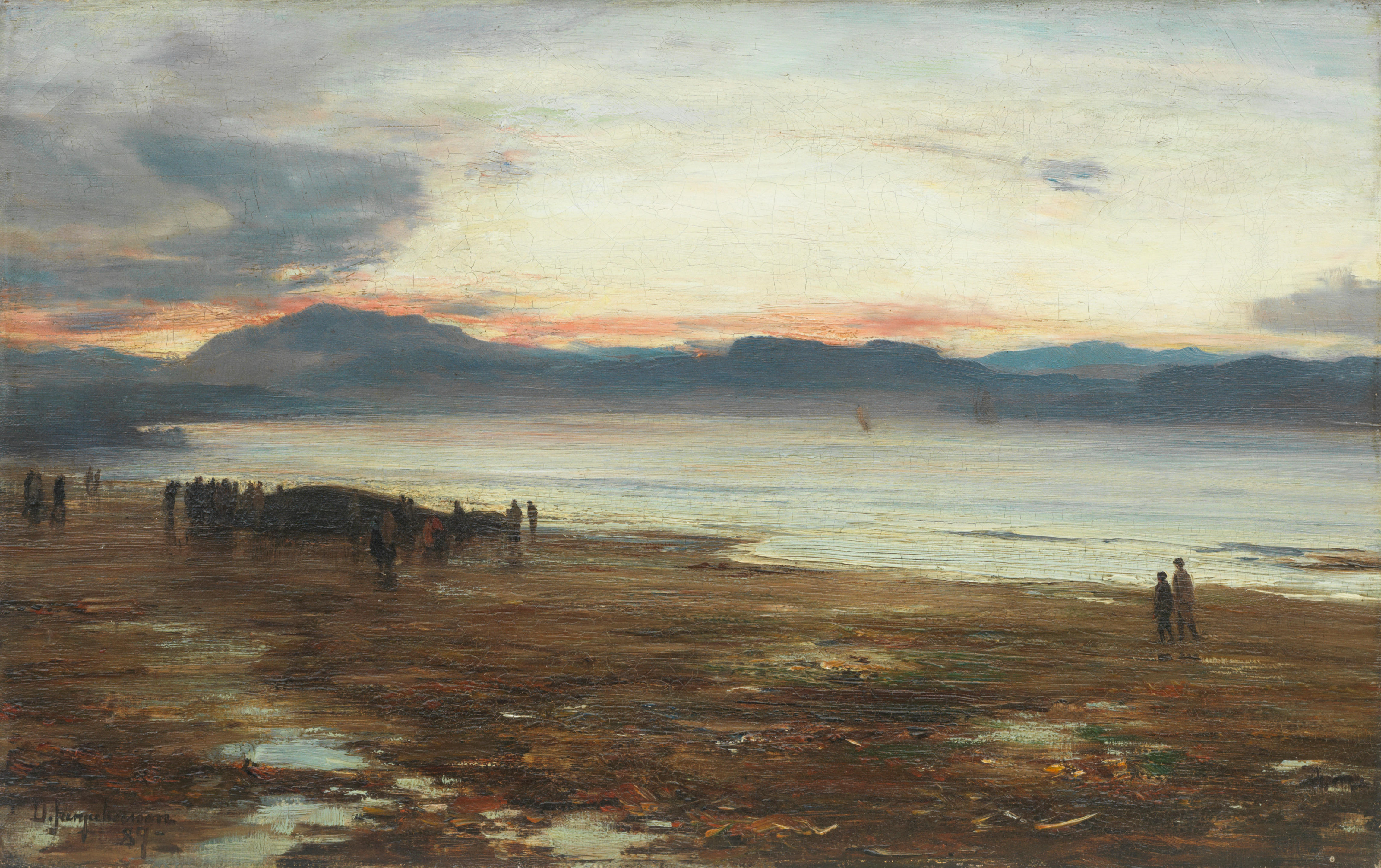 Appraisal: DAVID FARQUHARSON ARA ARSA RSW ROI BRITISH - Whale shore