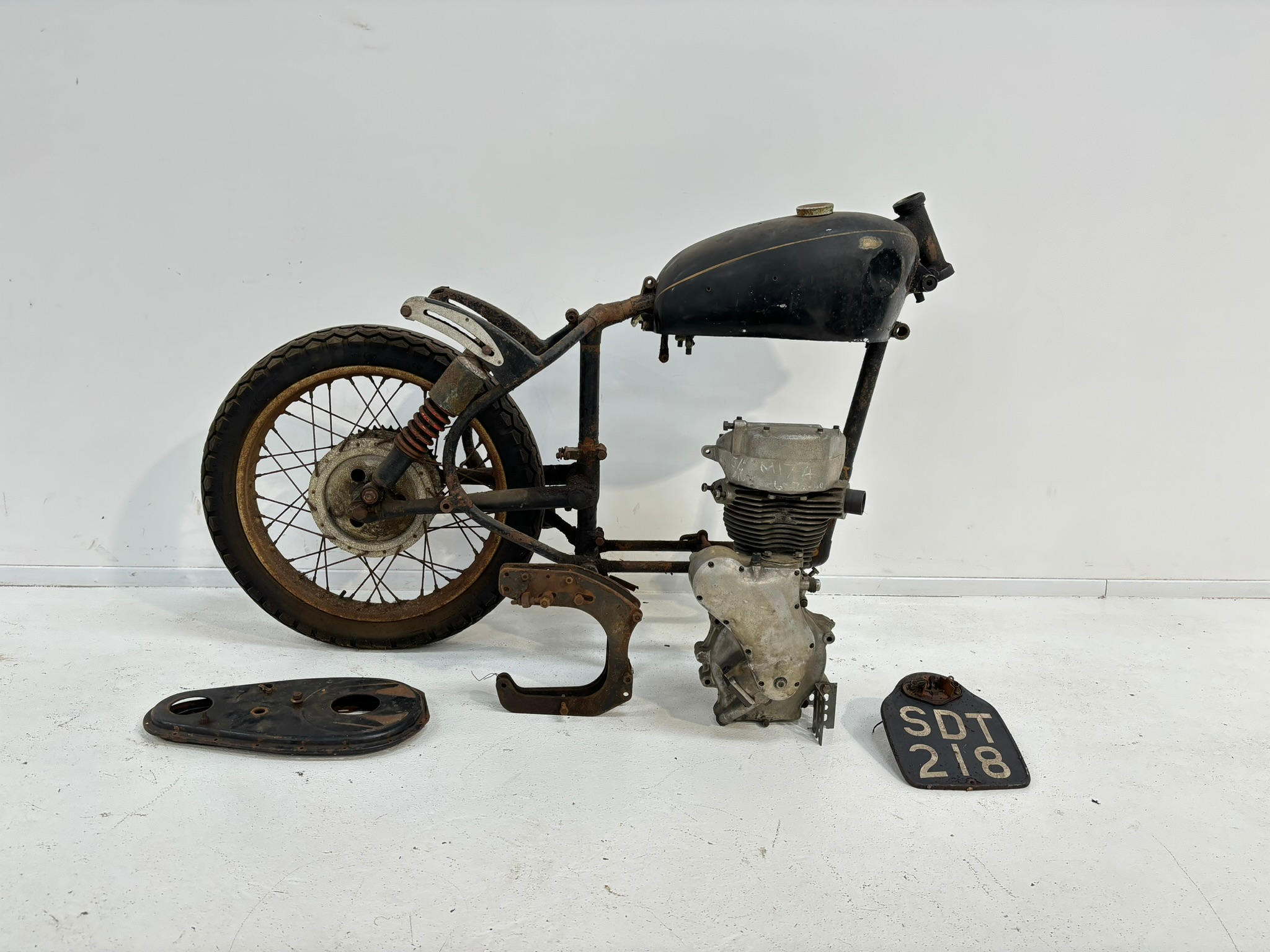 Appraisal: A VELOCETTE CC MAC PROJECT comprising of a frame numbered