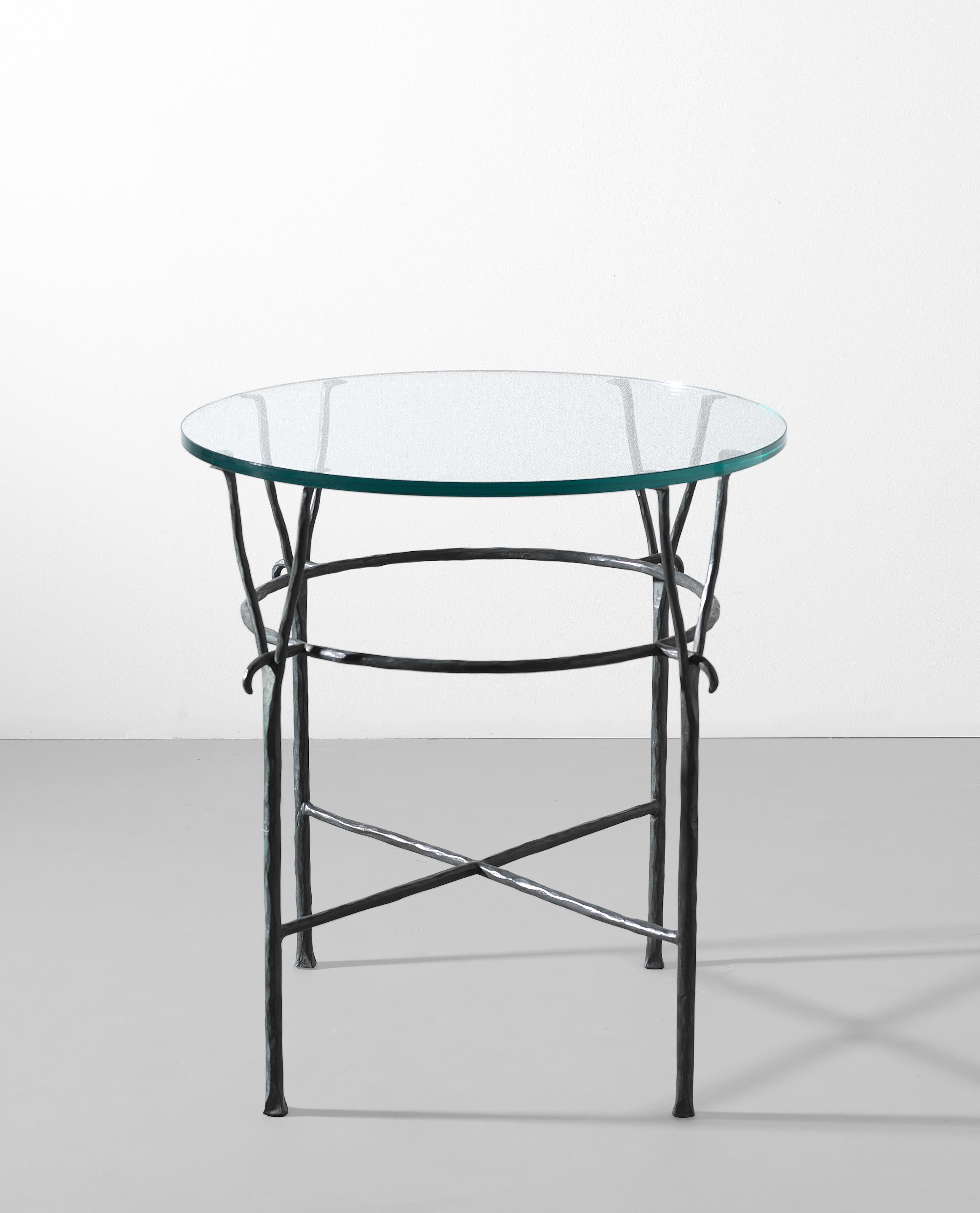 Appraisal: ELIZABETH GAROUSTE AND MATTIA BONETTI 'Fourches' side table designed Patinated