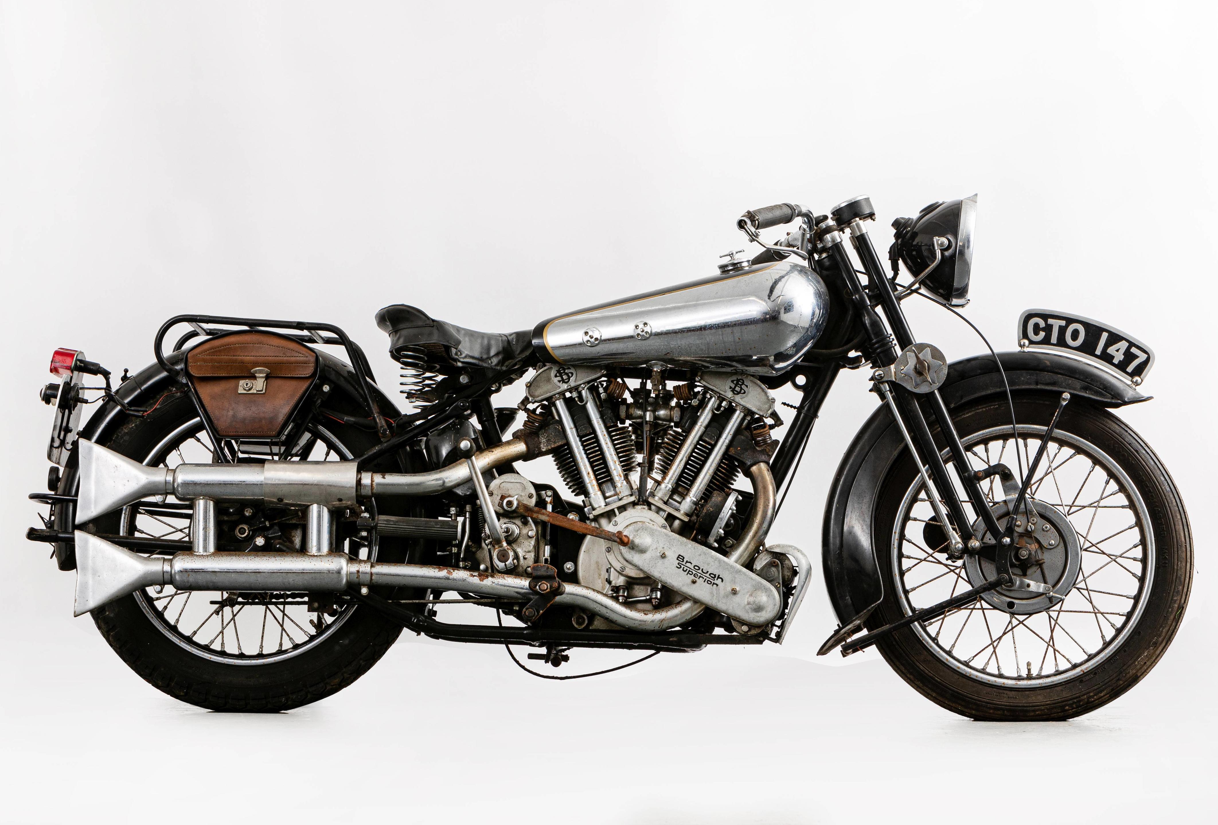 Appraisal: BROUGH SUPERIOR CC SS REGISTRATION NO CTO FRAME NO M